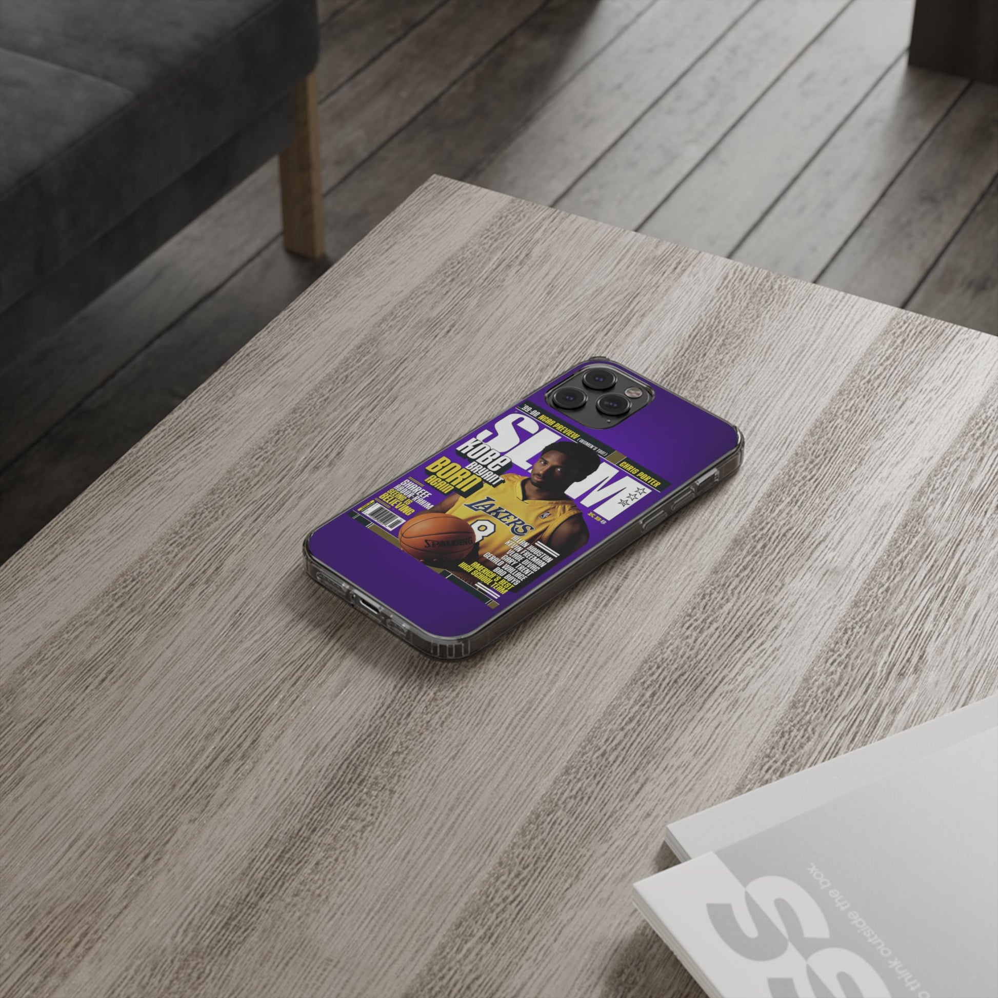 SLAM Cover Kobe Basketball Inspired design Clear Phone Cases