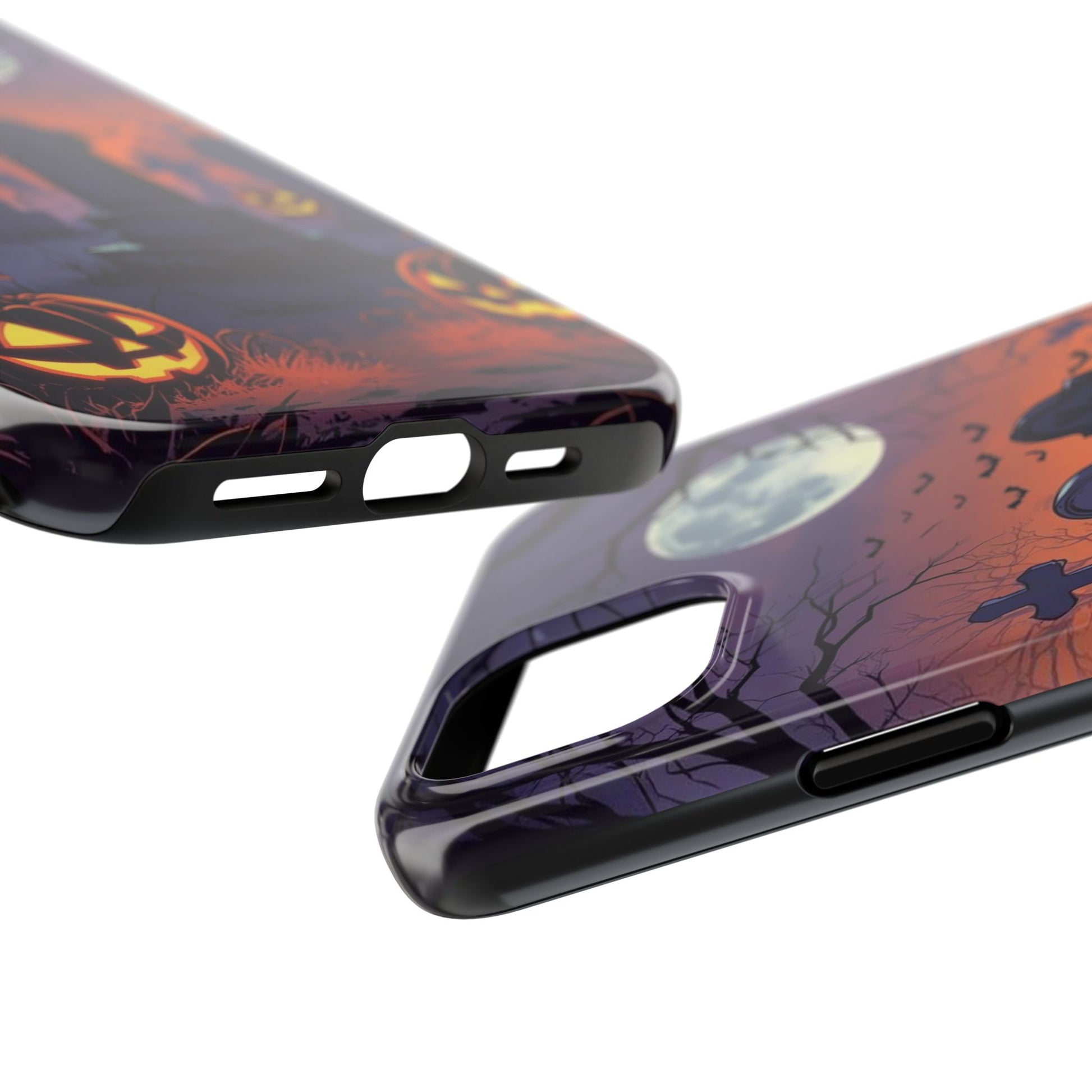 Graveyard Halloween Theme Phone Cases for iPhones & Samsung Phones