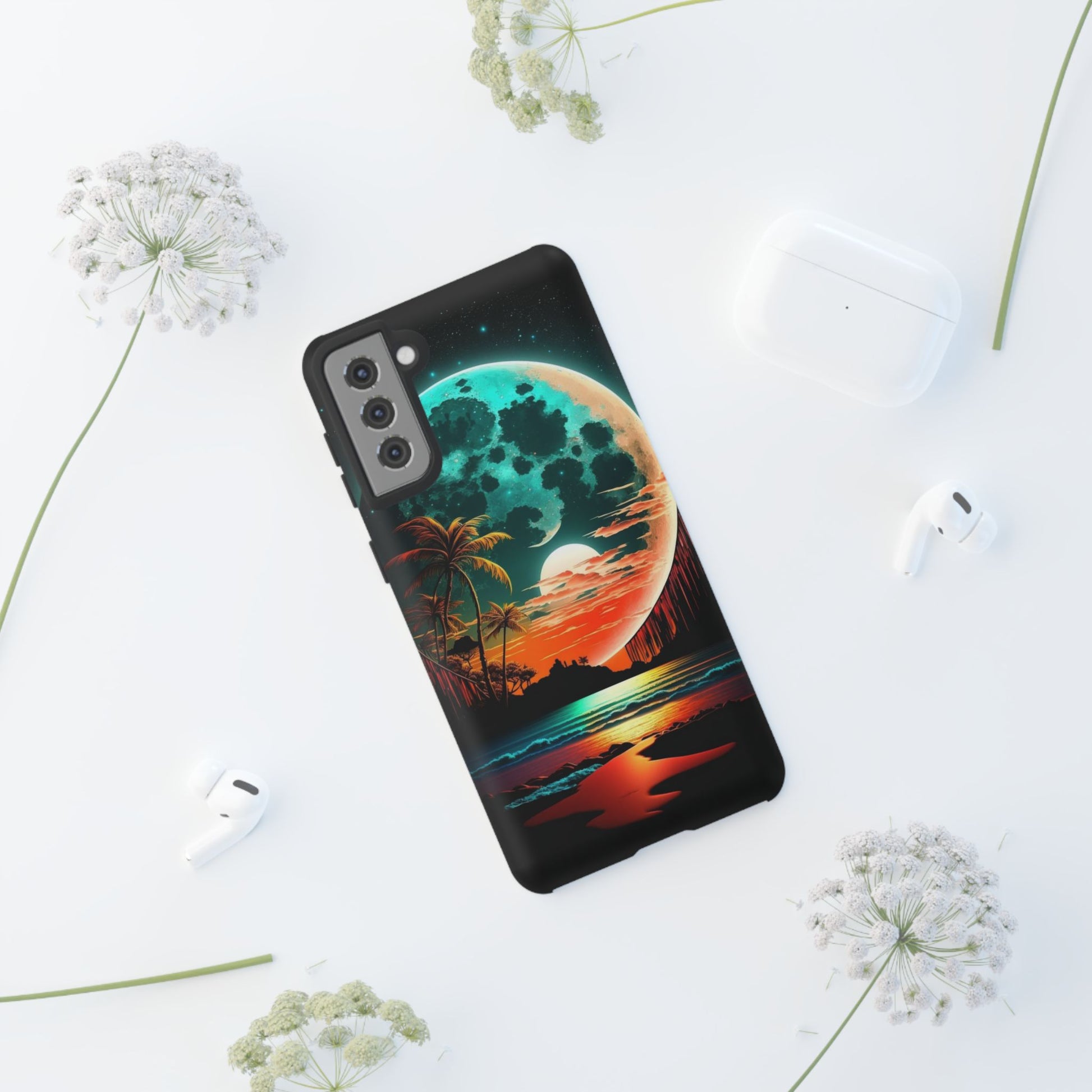 Fantasy Beach Sunset Landscape Phone Case for iPhone, Samsung Galaxy, & Pixel Phones