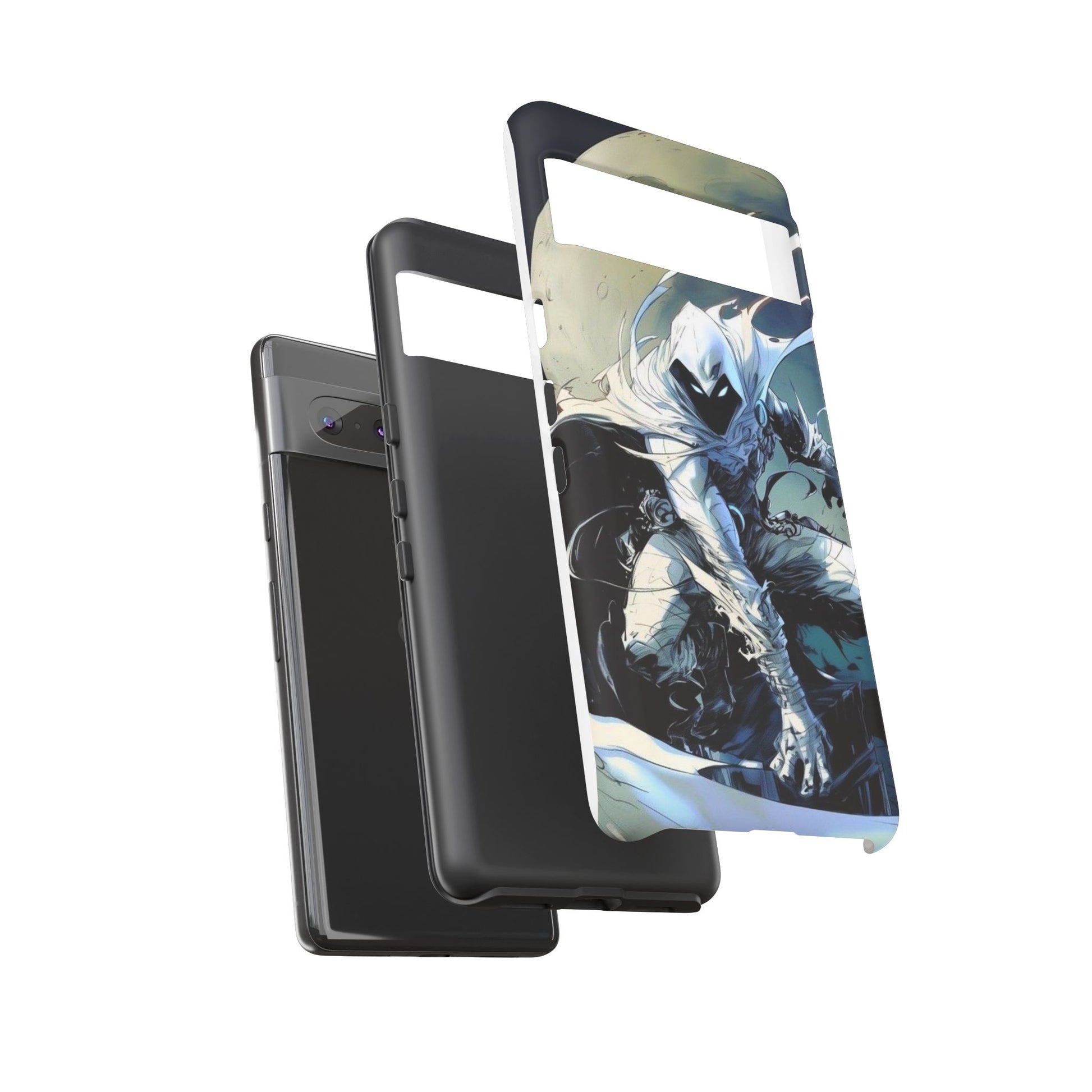 Moon Knight Tough Cases for iPhones, Samsung, and Pixel