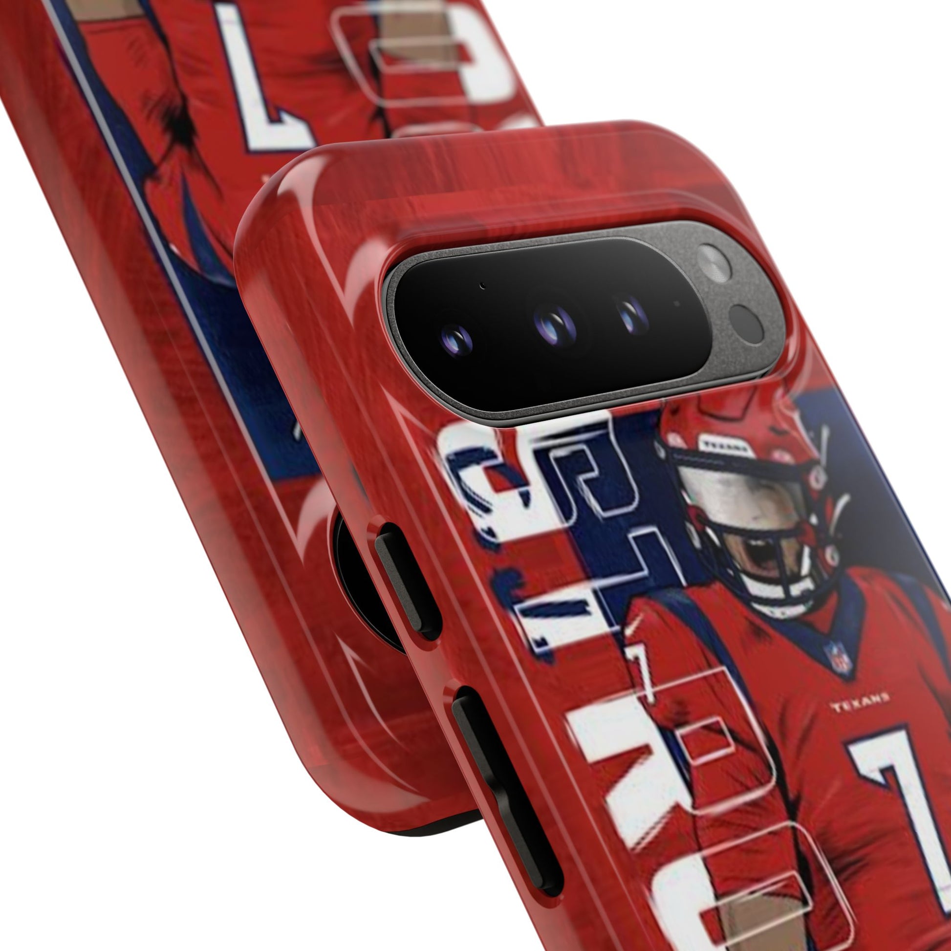 Houston Texans Football CJ Stroud Tough Cases for iPhones, Samsung, and Pixel