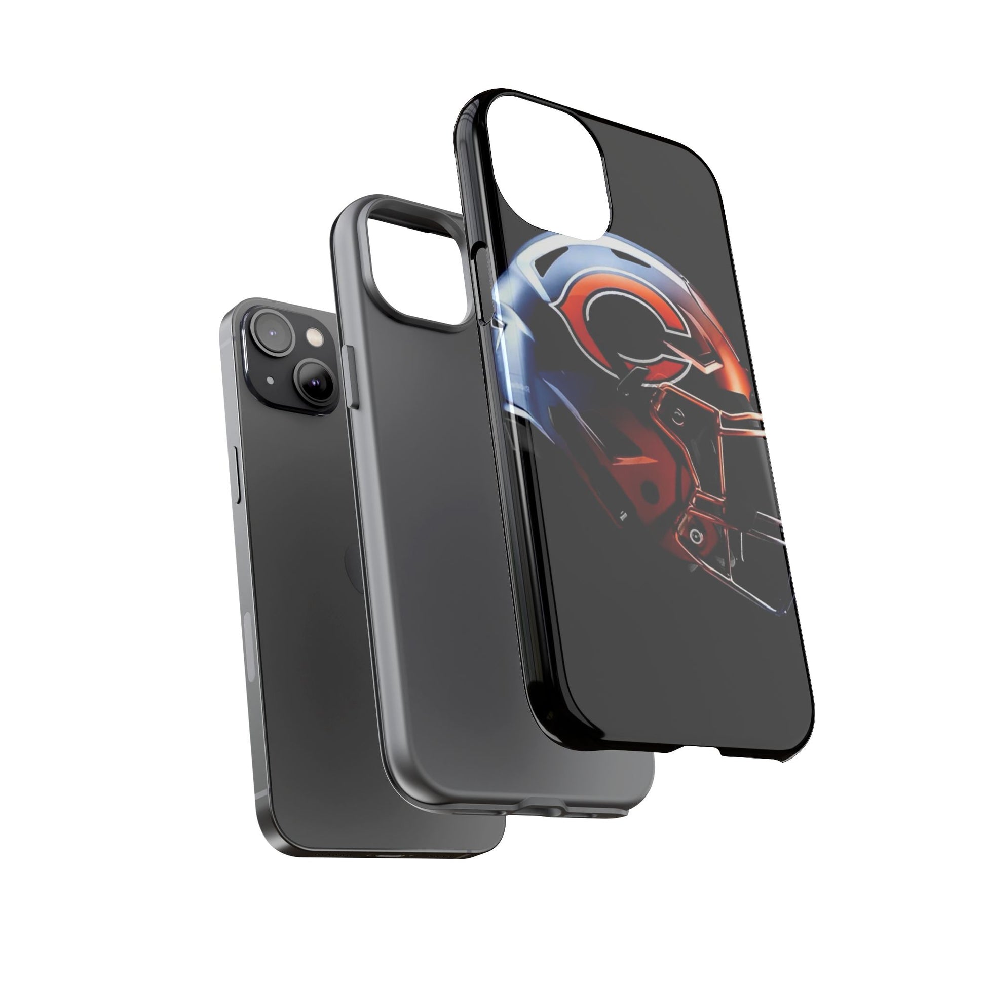 Football Helmet Chicago Bears Phone Case, Tough Cases for iPhones, Samsung, and Pixel
