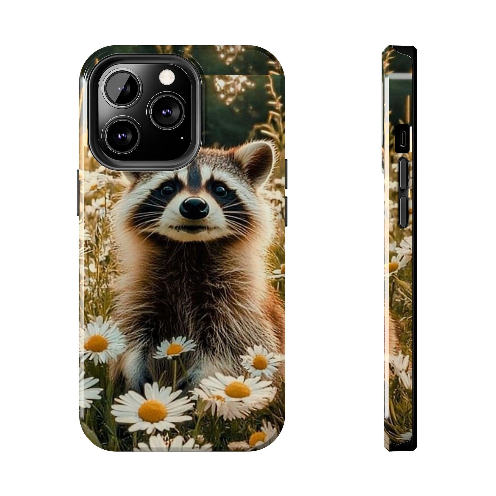 Cute Raccoon Theme Phone Cases for iPhones & Samsung Phones