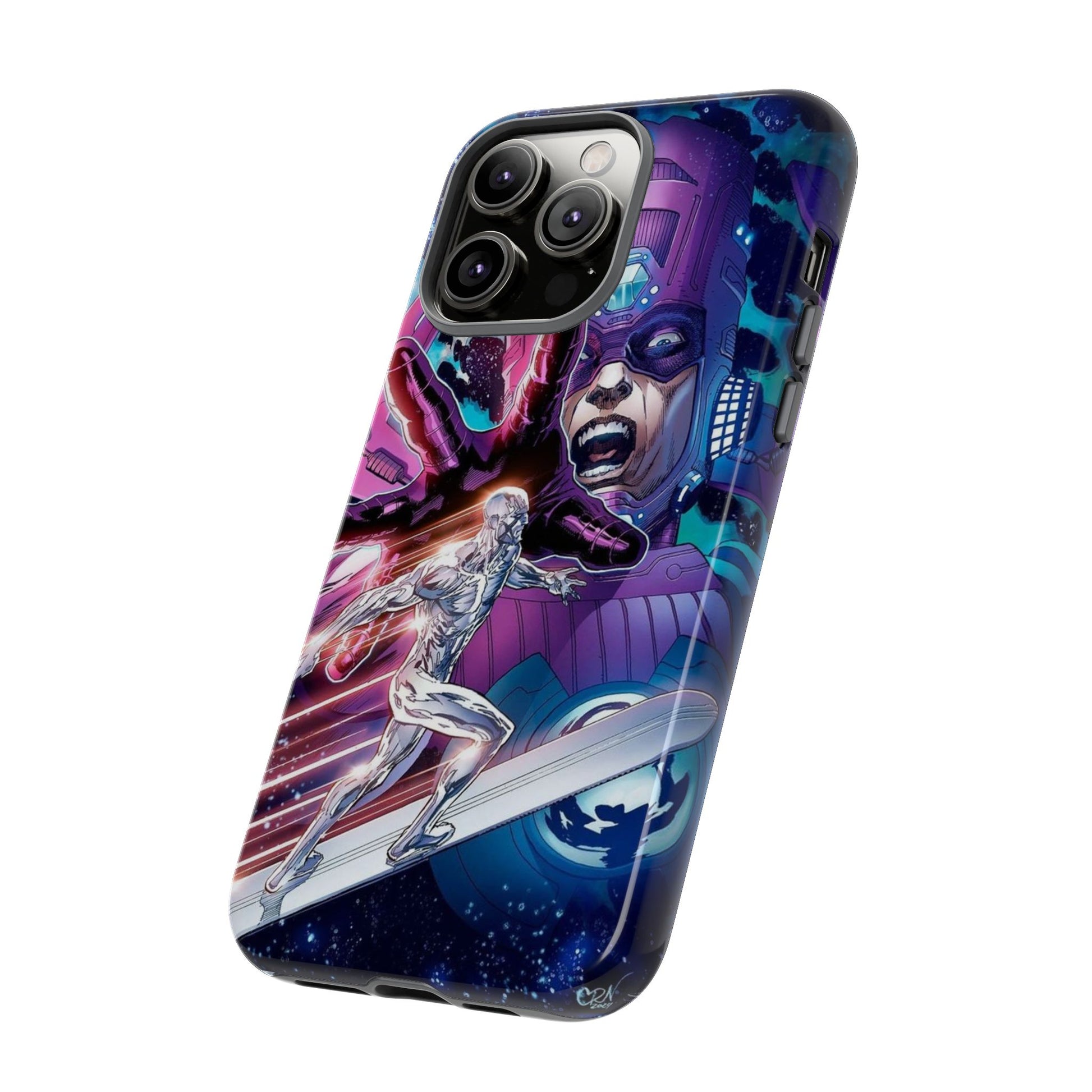 Galactus x Silver Surfer Marvel Phone Case, Tough Cases for iPhones, Samsung, and Pixel