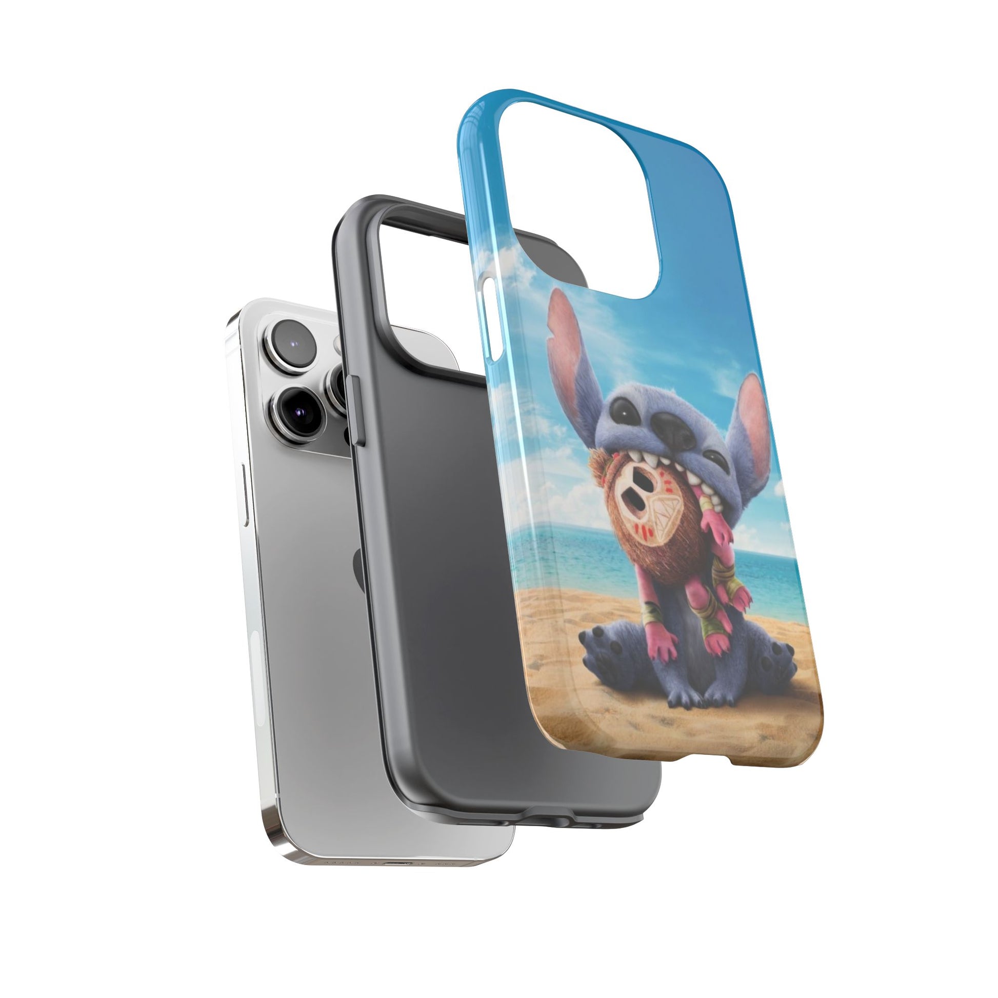 Stitch Beach Sunset Landscape Phone Case for iPhone, Samsung Galaxy, & Pixel Phones
