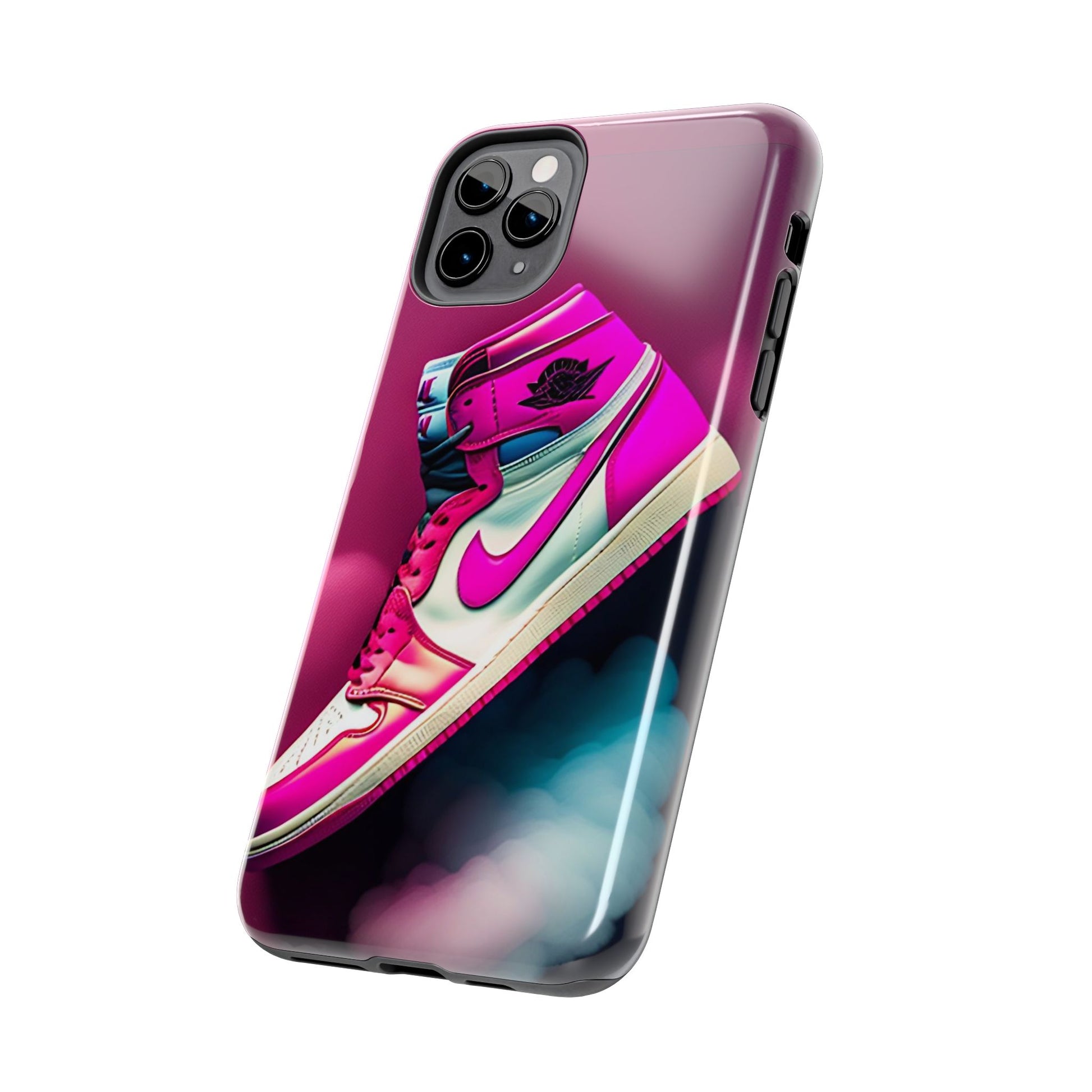 Pink Jordan Sneakers Phone Cases for iPhones & Samsung Phones