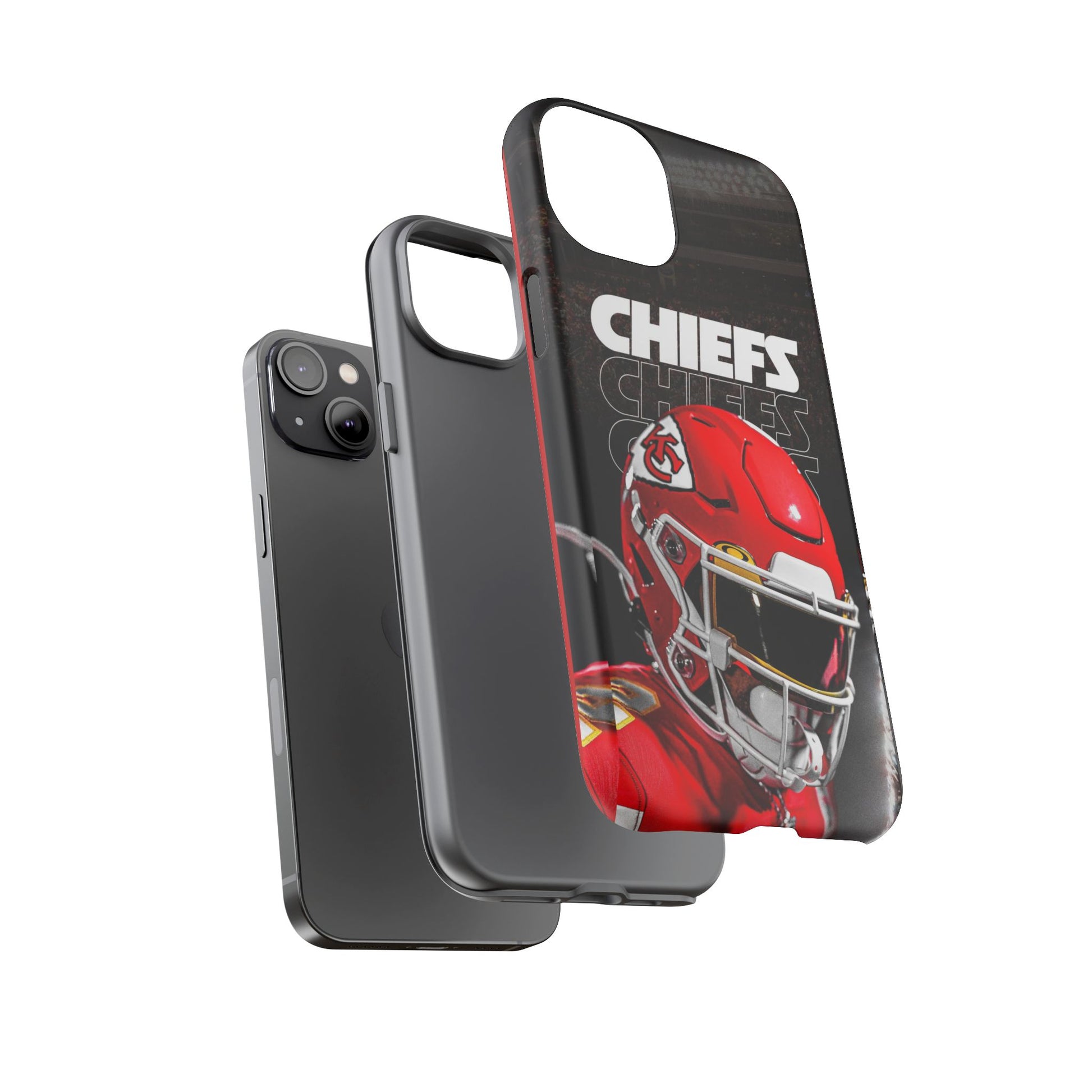 Kansas City Chiefs Football Helmet Logo Tough Cases for iPhones, Samsung, and Pixel