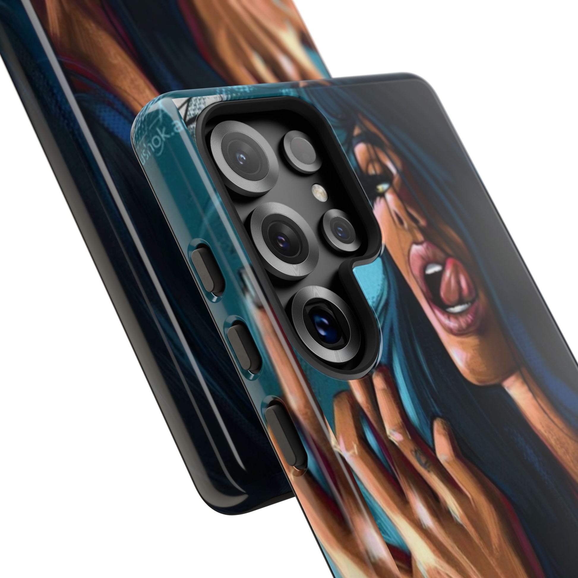 Tough Girl Theme Urban Design Cases for iPhones, Samsung, and Pixel