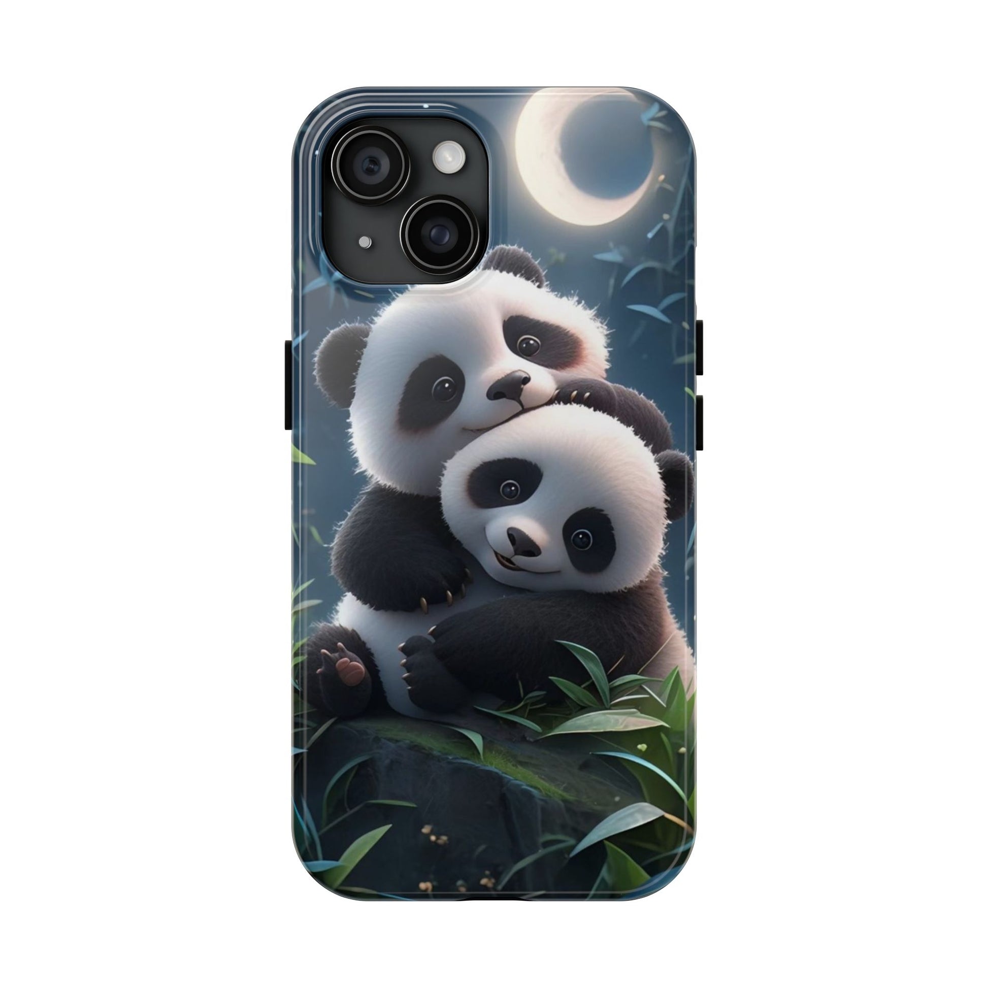 Hugging Pandas Theme Phone Cases for iPhones & Samsung Phones