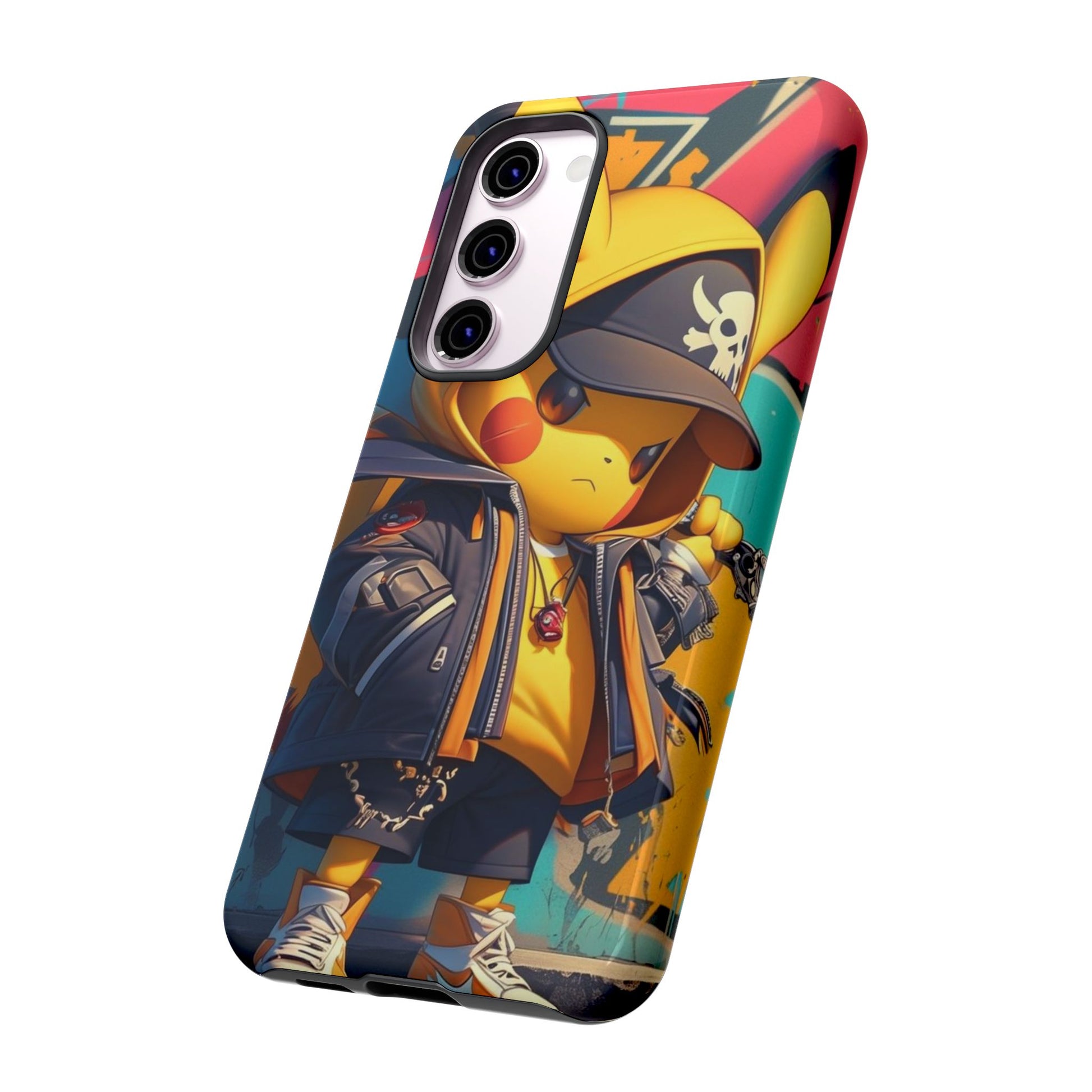 Cute Poke Bear Phone Case, Tough Cases for iPhones, Samsung, and Pixel