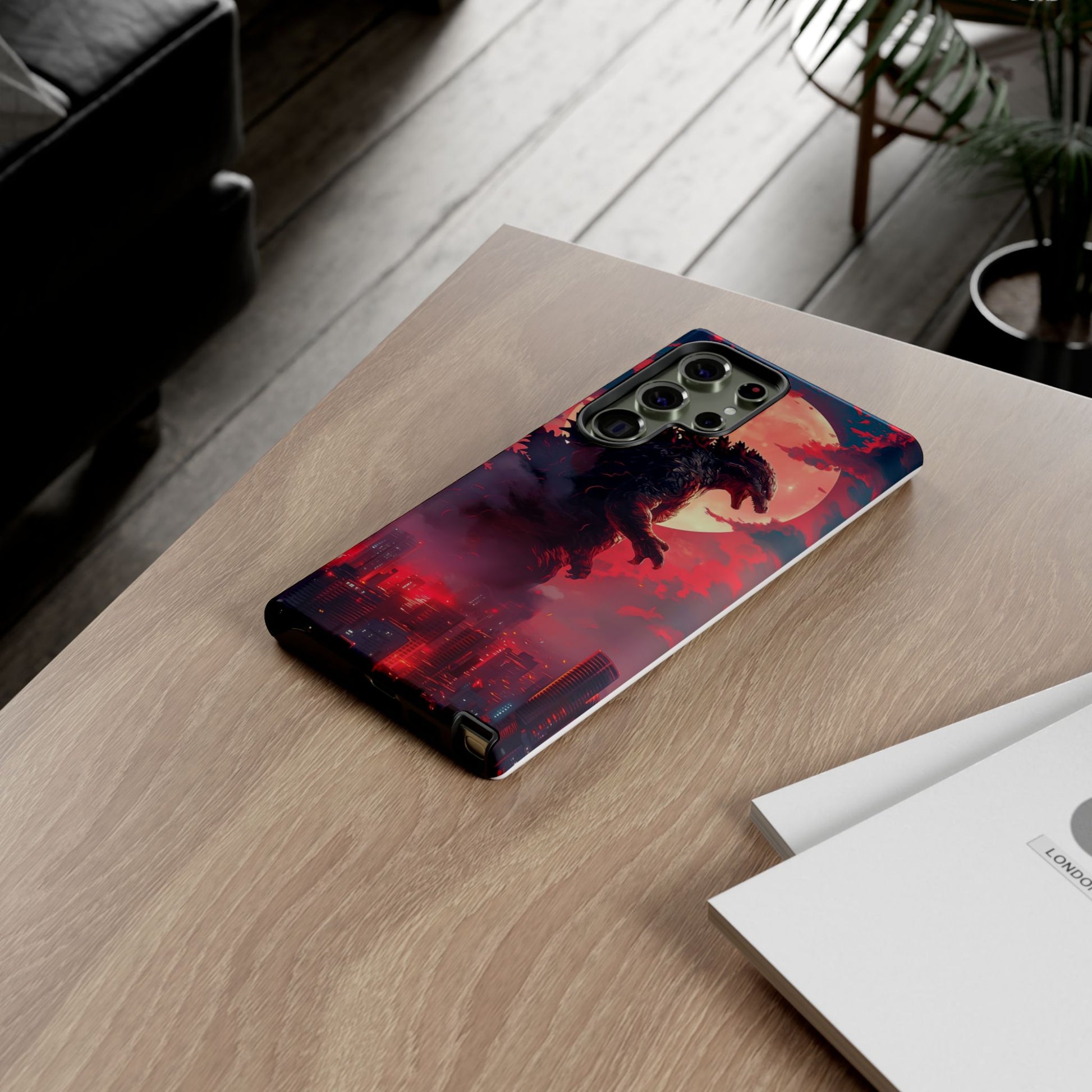 King of Monsters Godzilla Tough Phone Cases for iPhones, Samsung, and Pixel