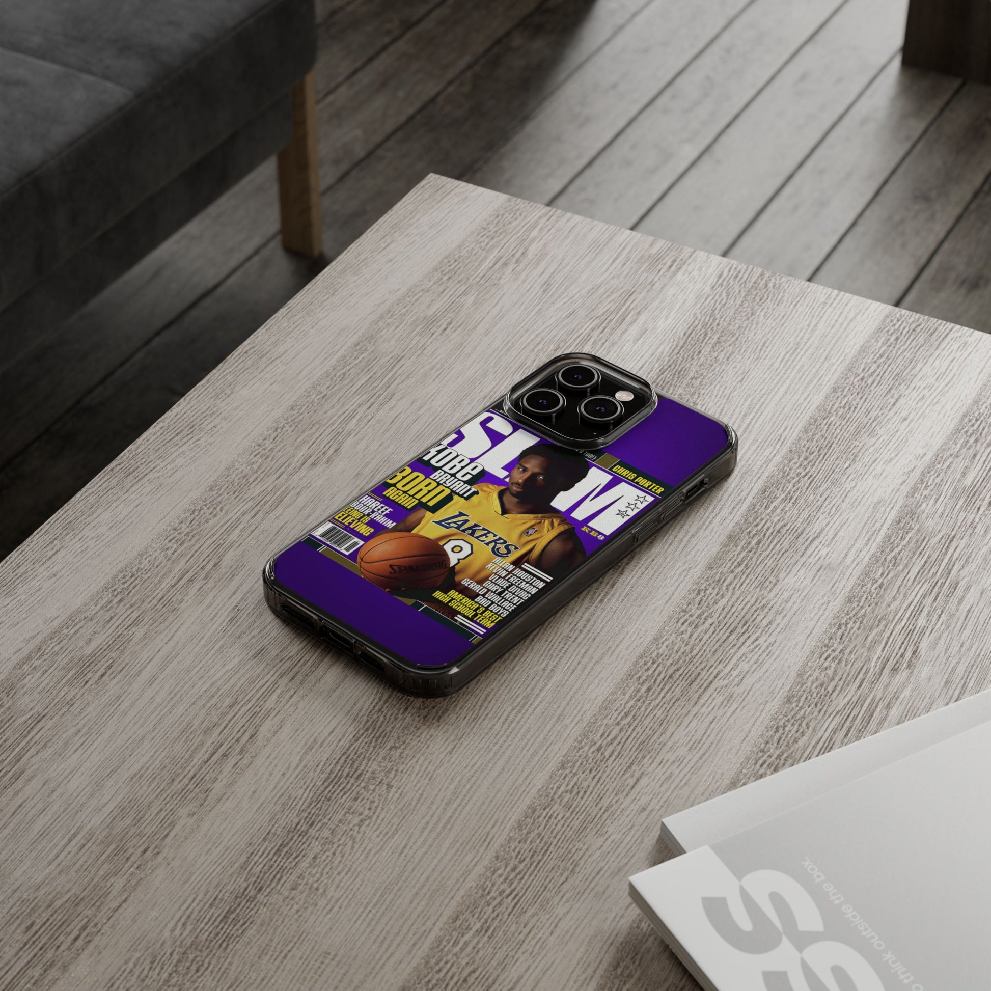 SLAM Cover Kobe Basketball Inspired design Clear Phone Cases