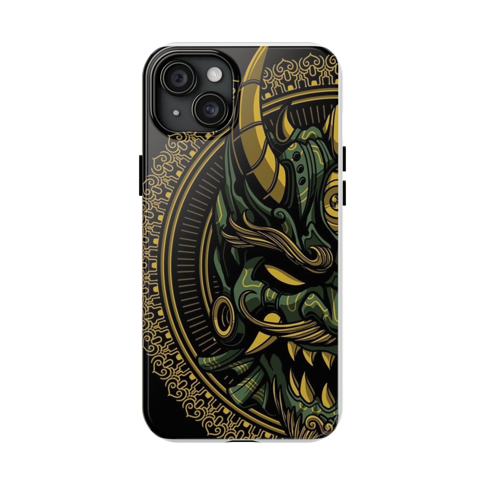 Kabuki Mask Theme Phone Cases for Iphones & Samsung Durable