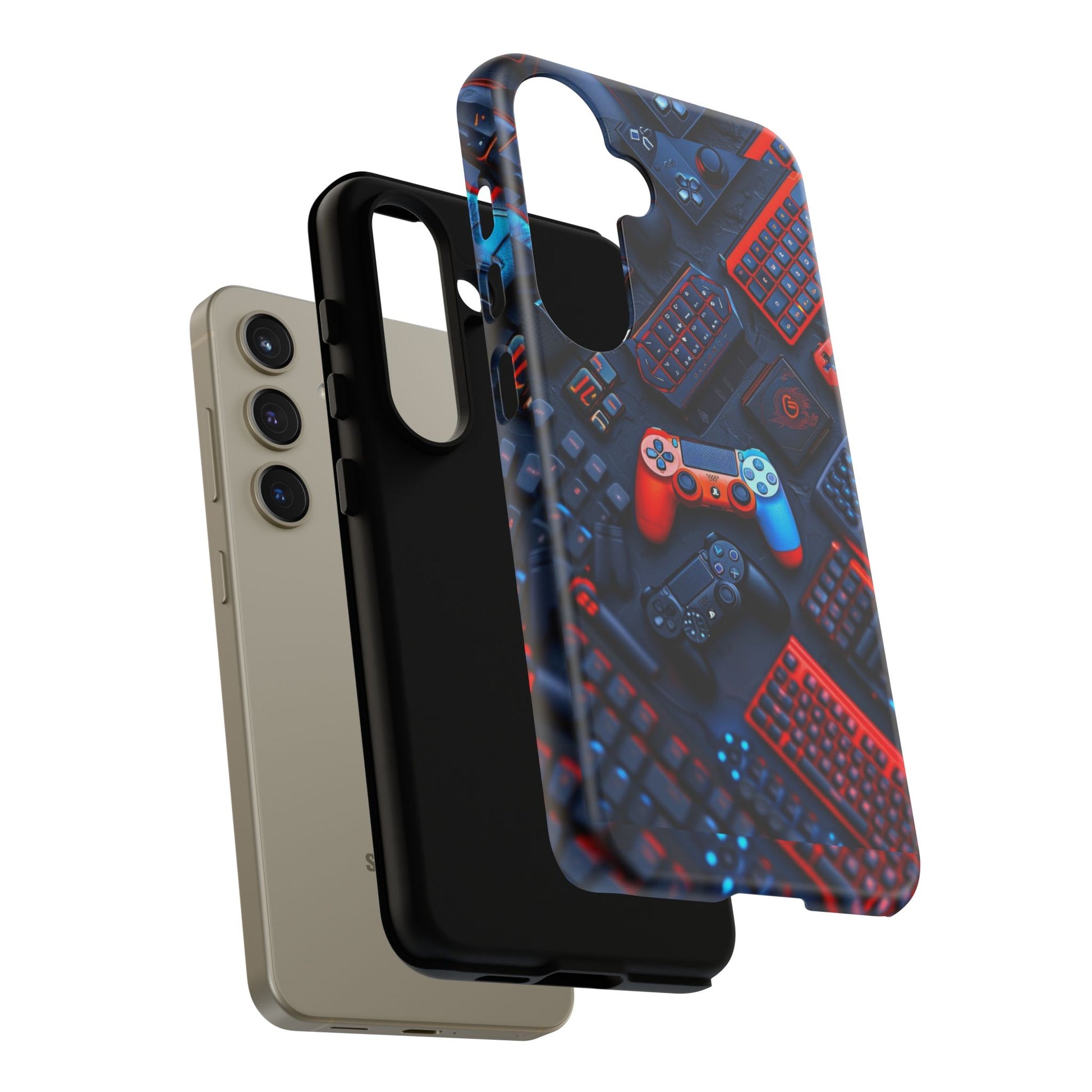 Gamer Themed Controllers Tough Cases for iPhones, Samsung, and Pixel