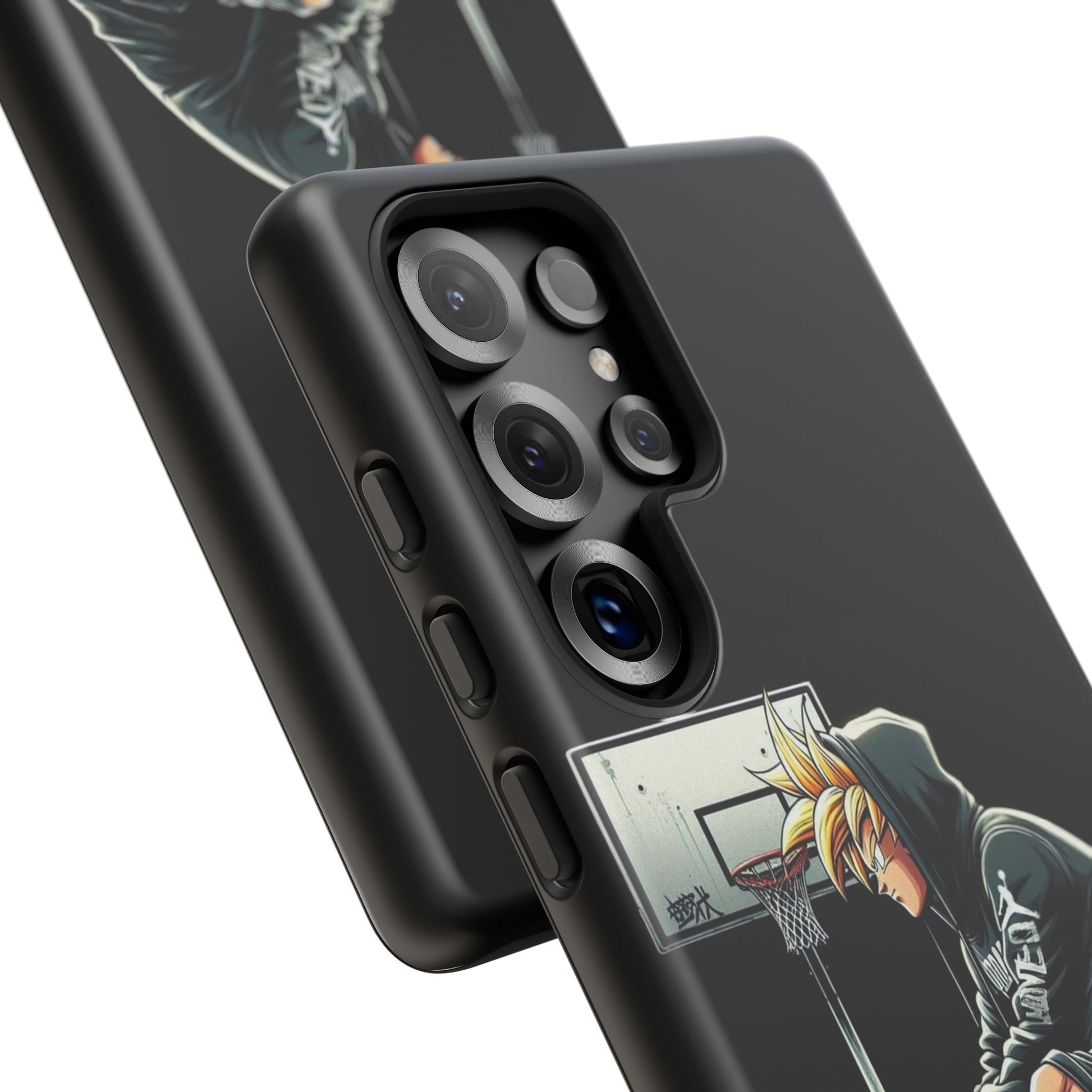 Son Goku Basketball Tough Cases for iPhones, Samsung, and Pixel
