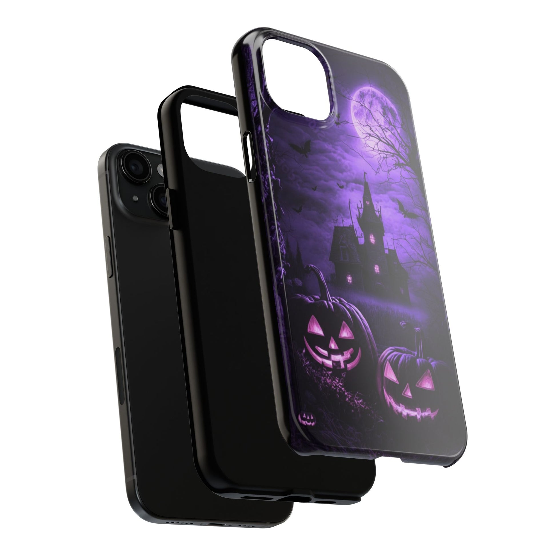 Haunted House Halloween Theme Phone Cases for iPhones & Samsung Phones