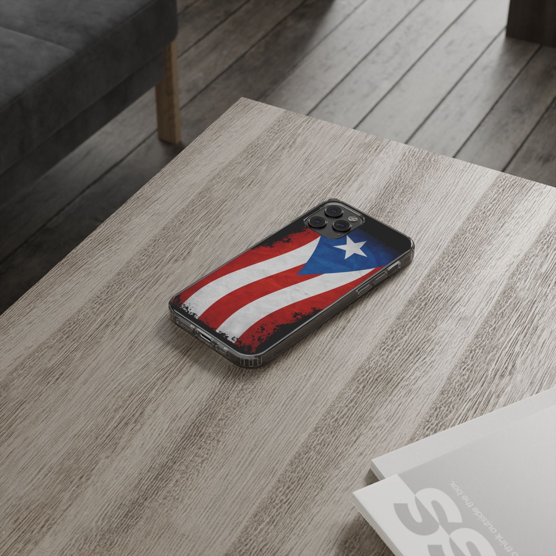 Puerto Rican Flag Art Inspired Iphone and Samsung Protective case