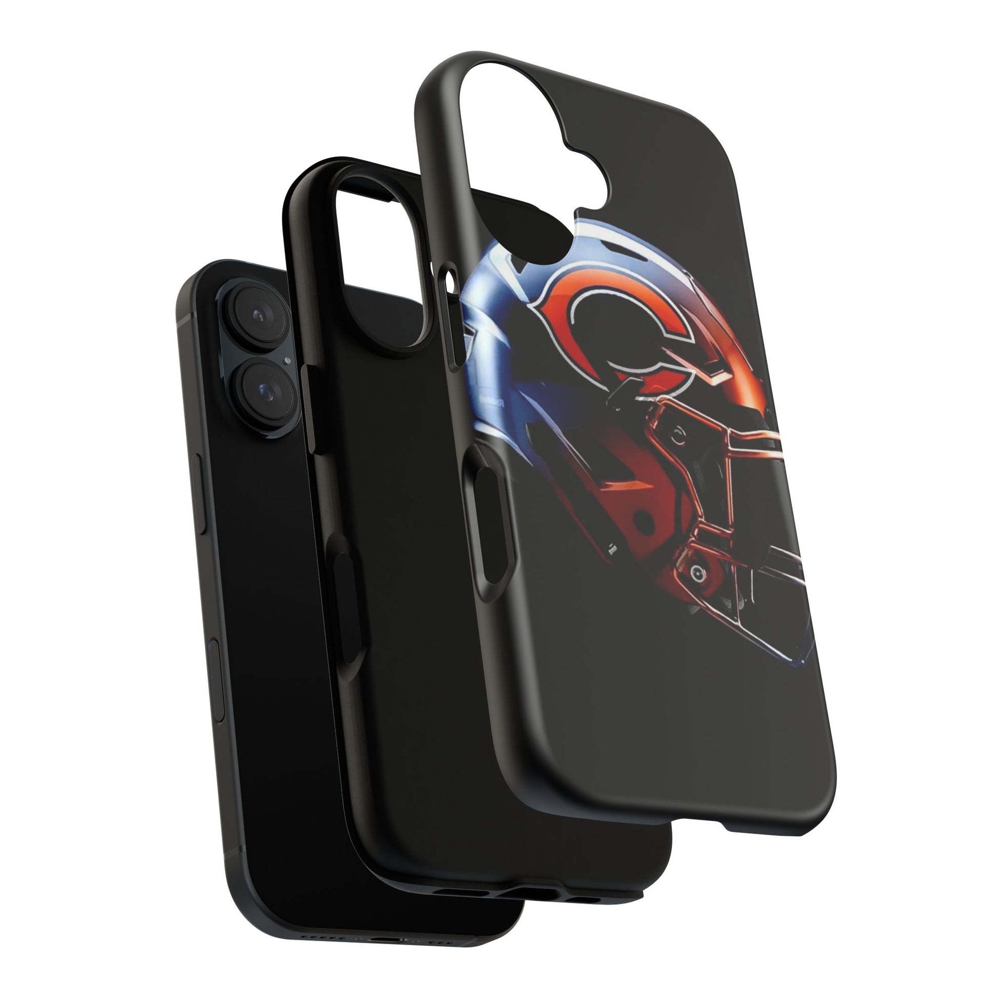 Football Helmet Chicago Bears Phone Case, Tough Cases for iPhones, Samsung, and Pixel