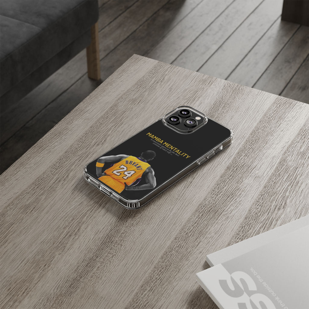Kobe Mamba Mentality Basketball Inspired design Clear Phone Cases
