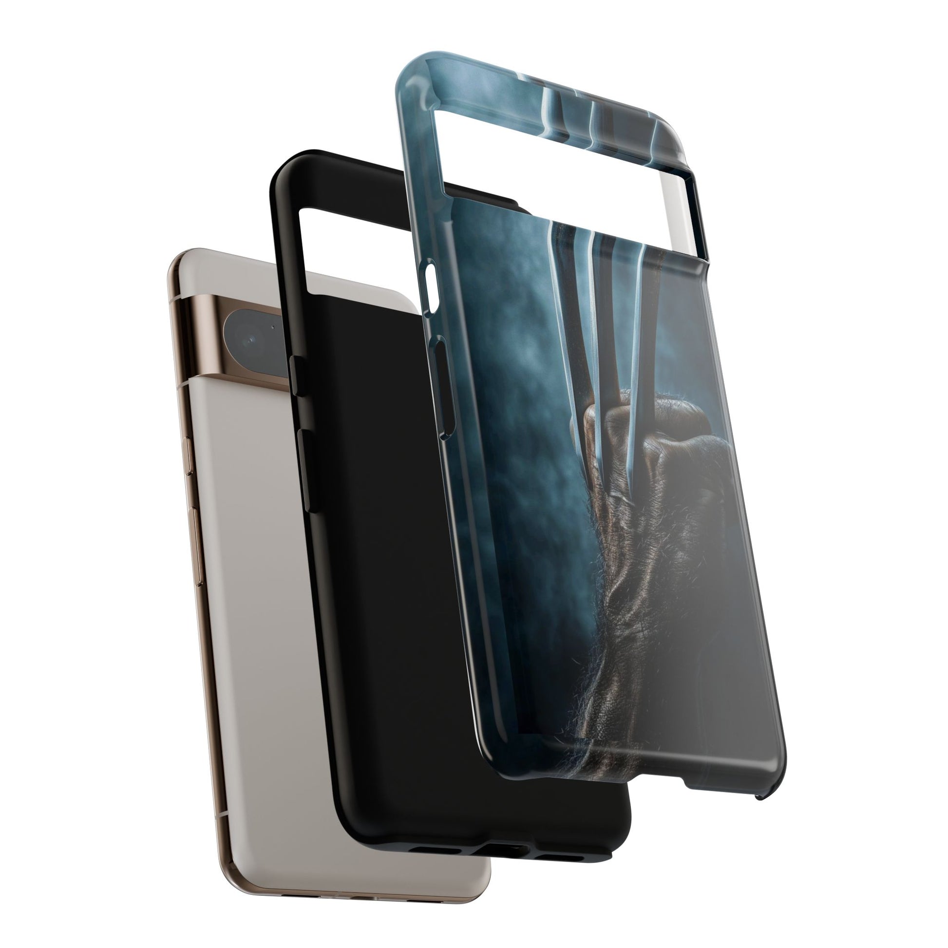 Logan's Claws Wolverine Tough Cases for iPhones, Samsung, and Pixel