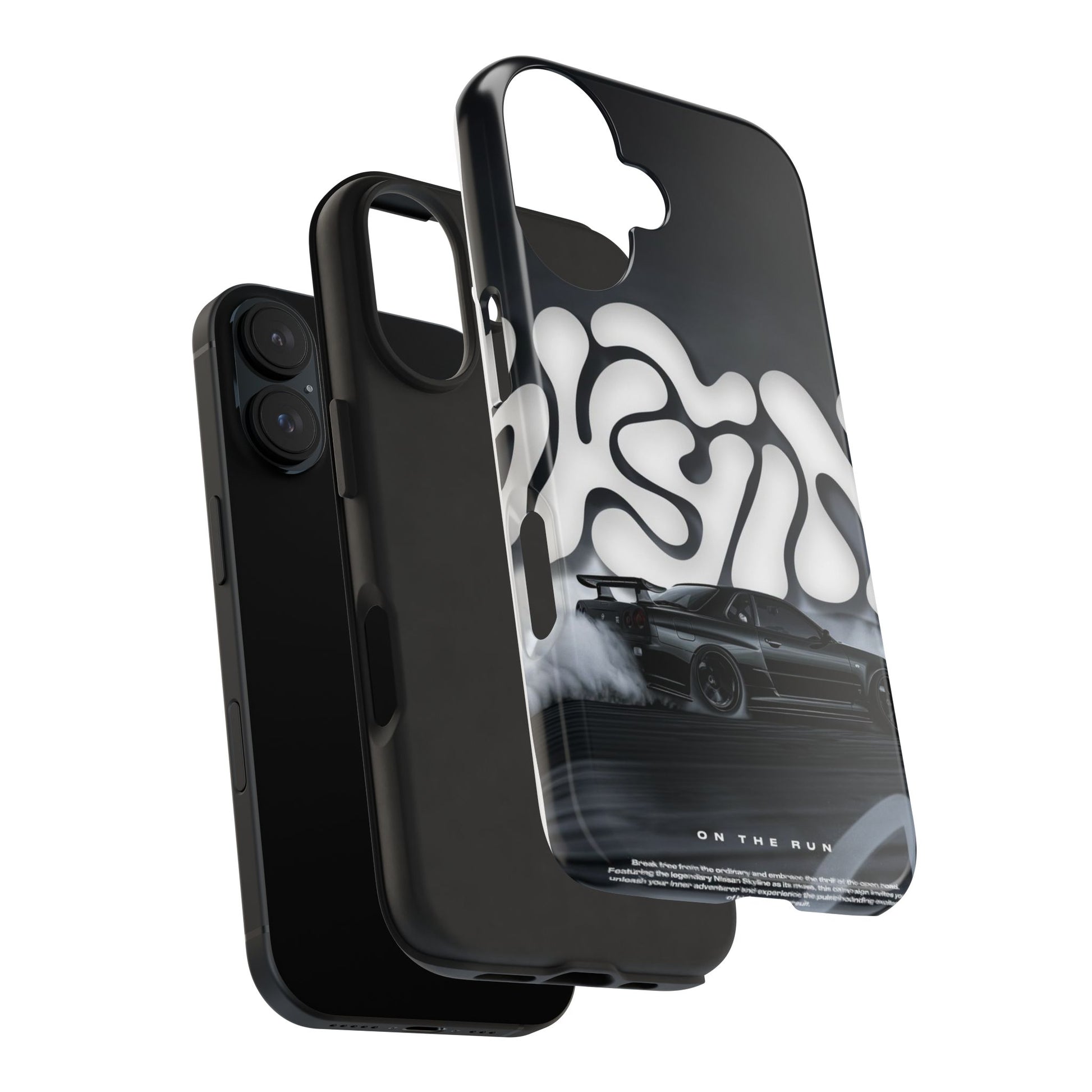 Drifting Skyline Racing Car Theme Phone Case for iPhone & Samsung Galaxy Phones