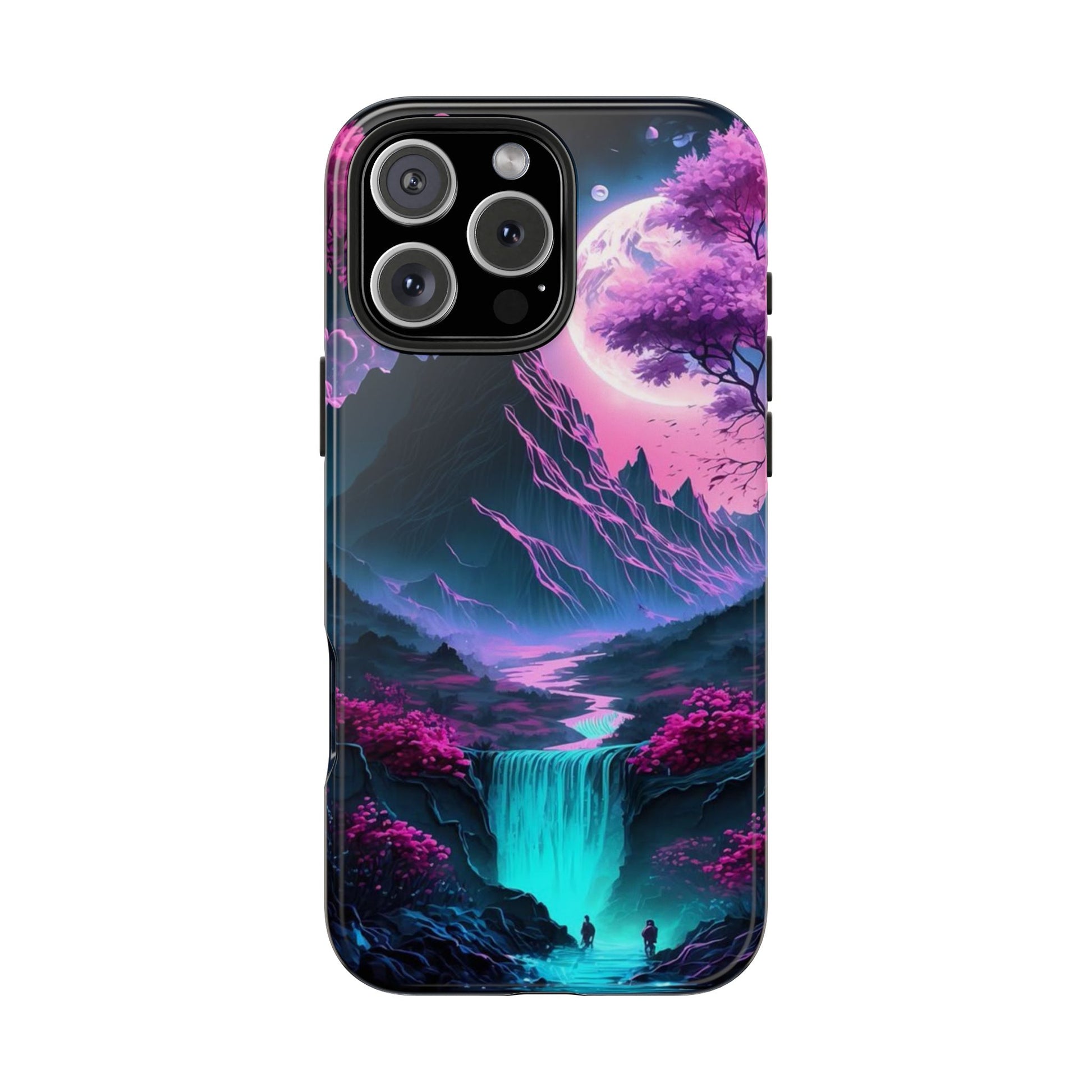 Cherry Blossoms in Japan Themed Tough Phone Cases for Iphones & Samsung Phones