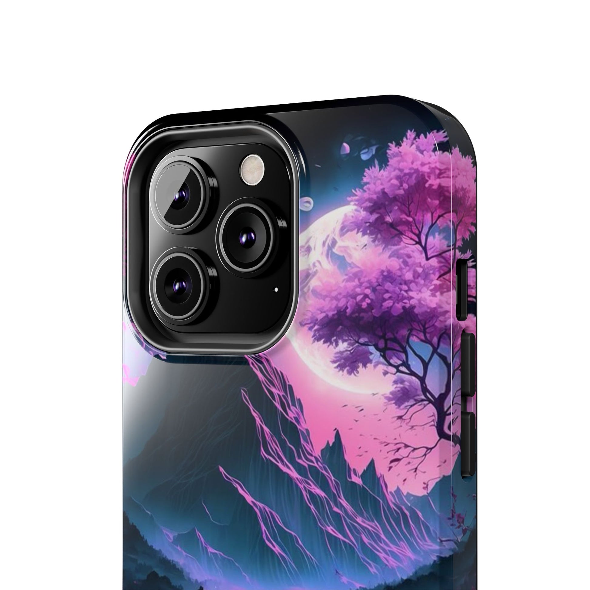 Cherry Blossoms in Japan Themed Tough Phone Cases for Iphones & Samsung Phones