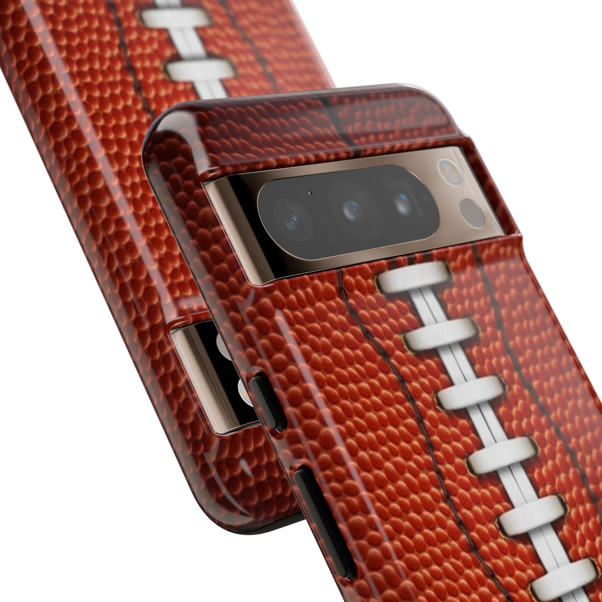 Football Pigskin Print Tough Cases for iPhones, Samsung, and Pixel