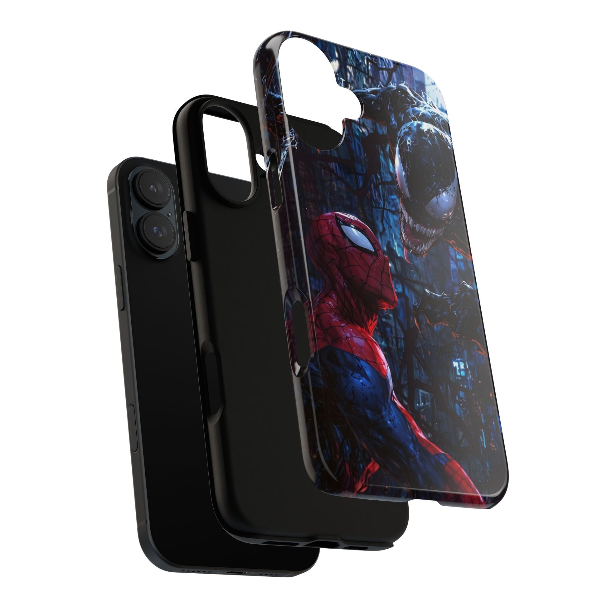 Venom x Spiderman Phone Case, Tough Cases for iPhones, Samsung, and Pixel