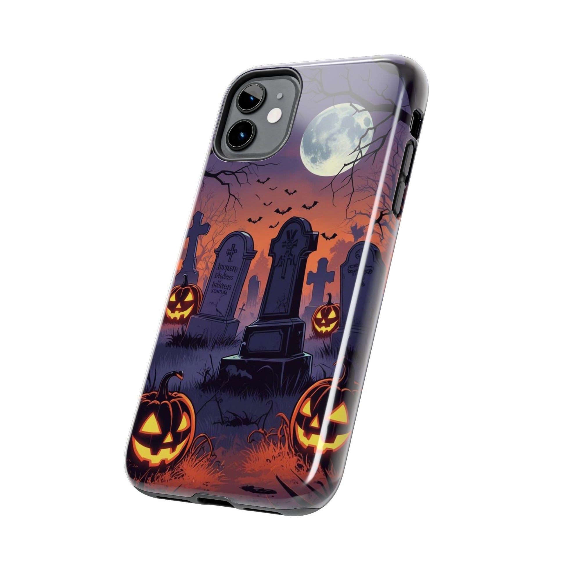 Graveyard Halloween Theme Phone Cases for iPhones & Samsung Phones
