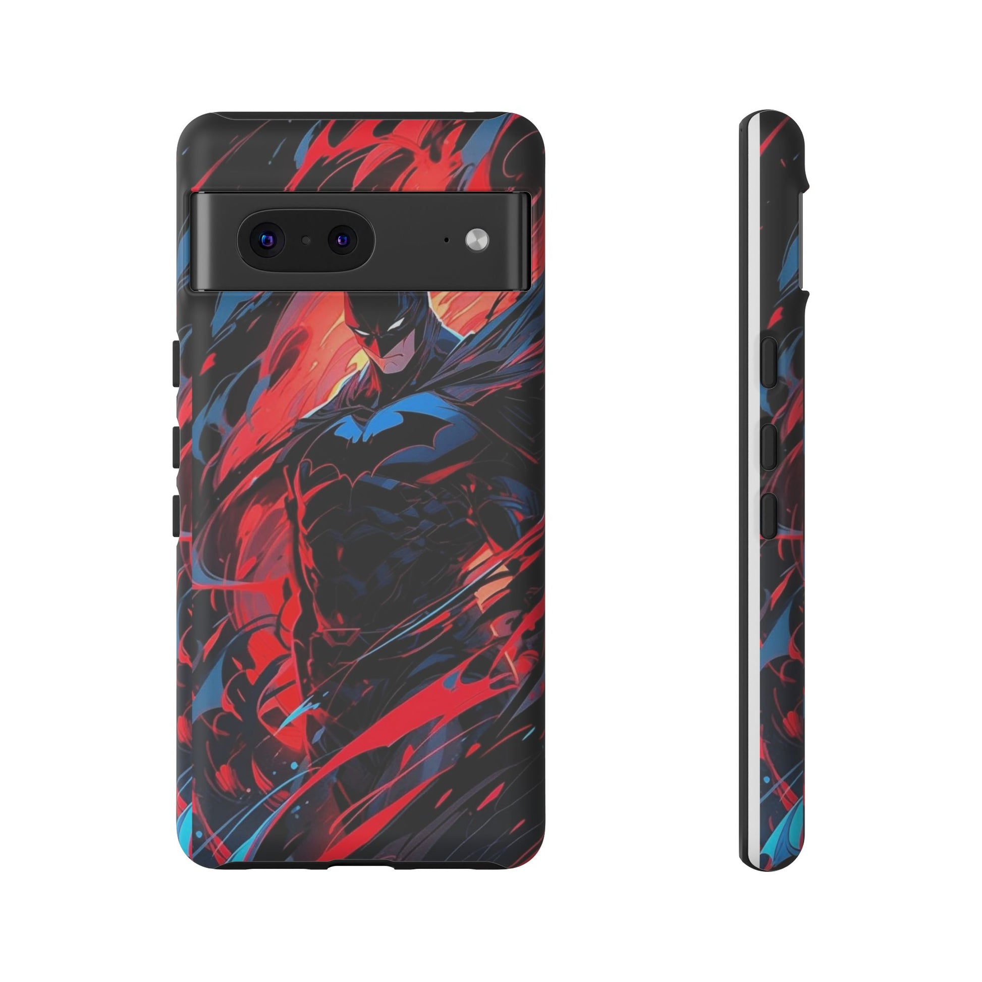 The Dark Knight Batman Art Tough Cases for iPhones, Samsung, and Pixel