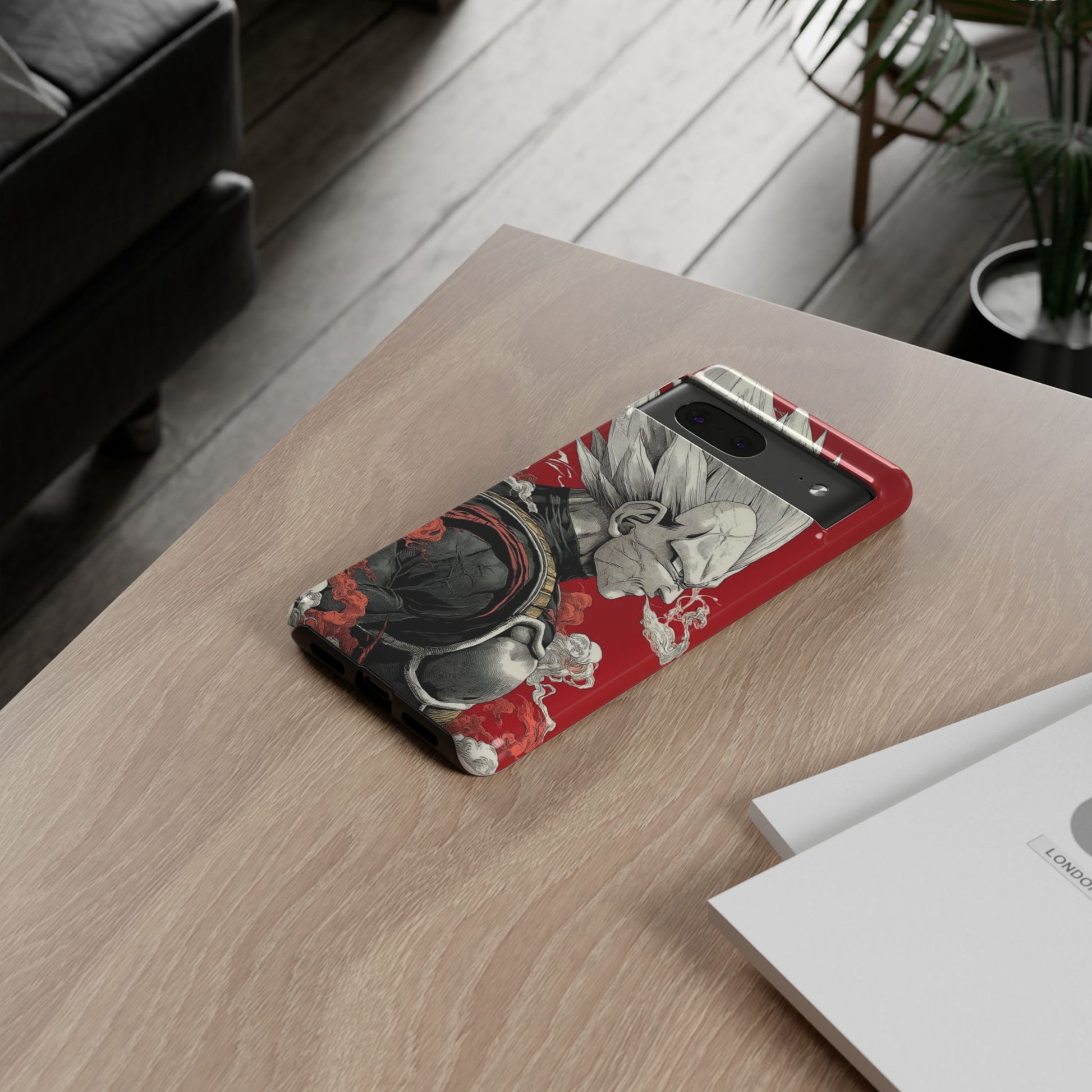 Dragon Ball Z Vegeta Anime Tough Cases for iPhones, Samsung, and Pixel