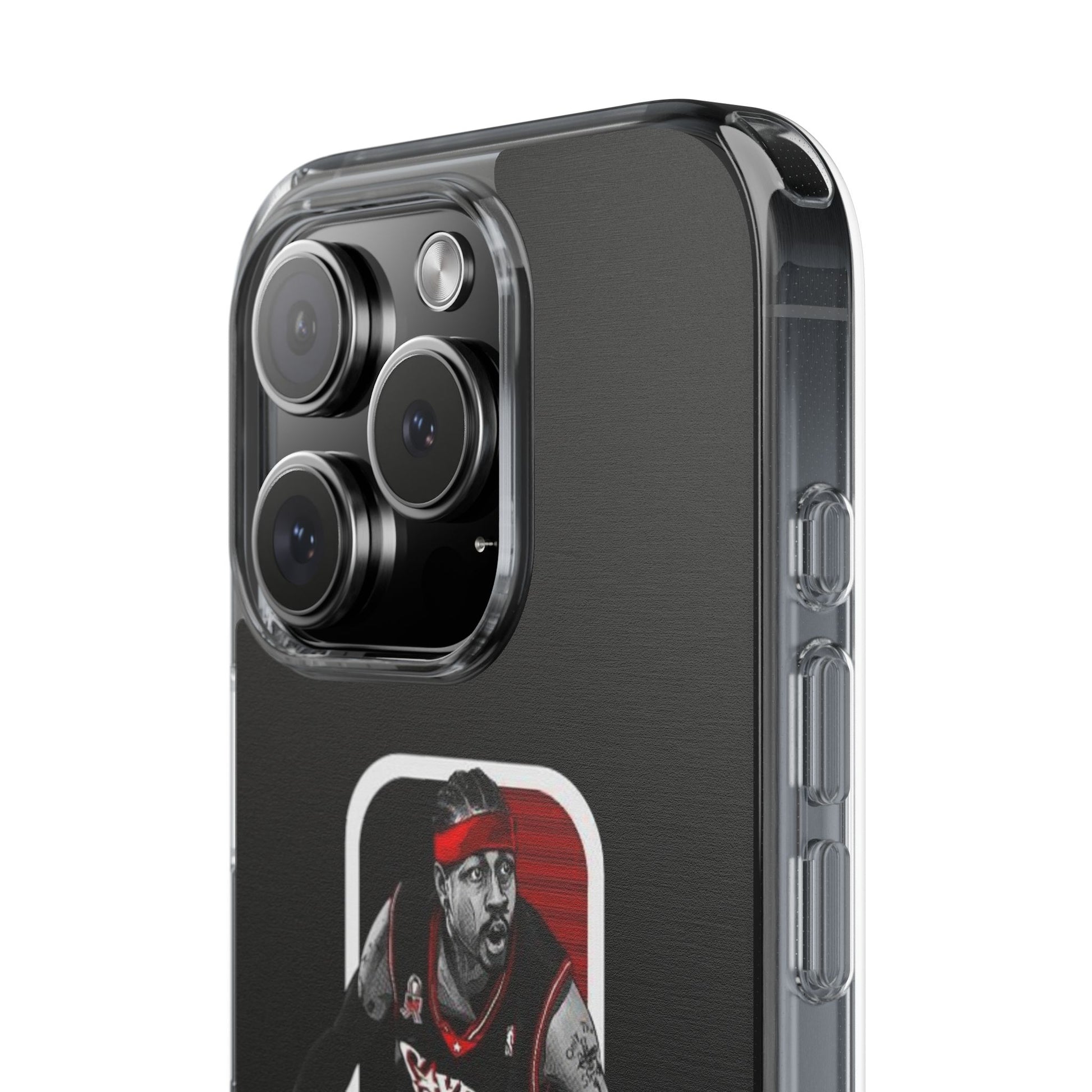 Iverson Ballin' themed Basketball Inspired design Clear Phone Cases