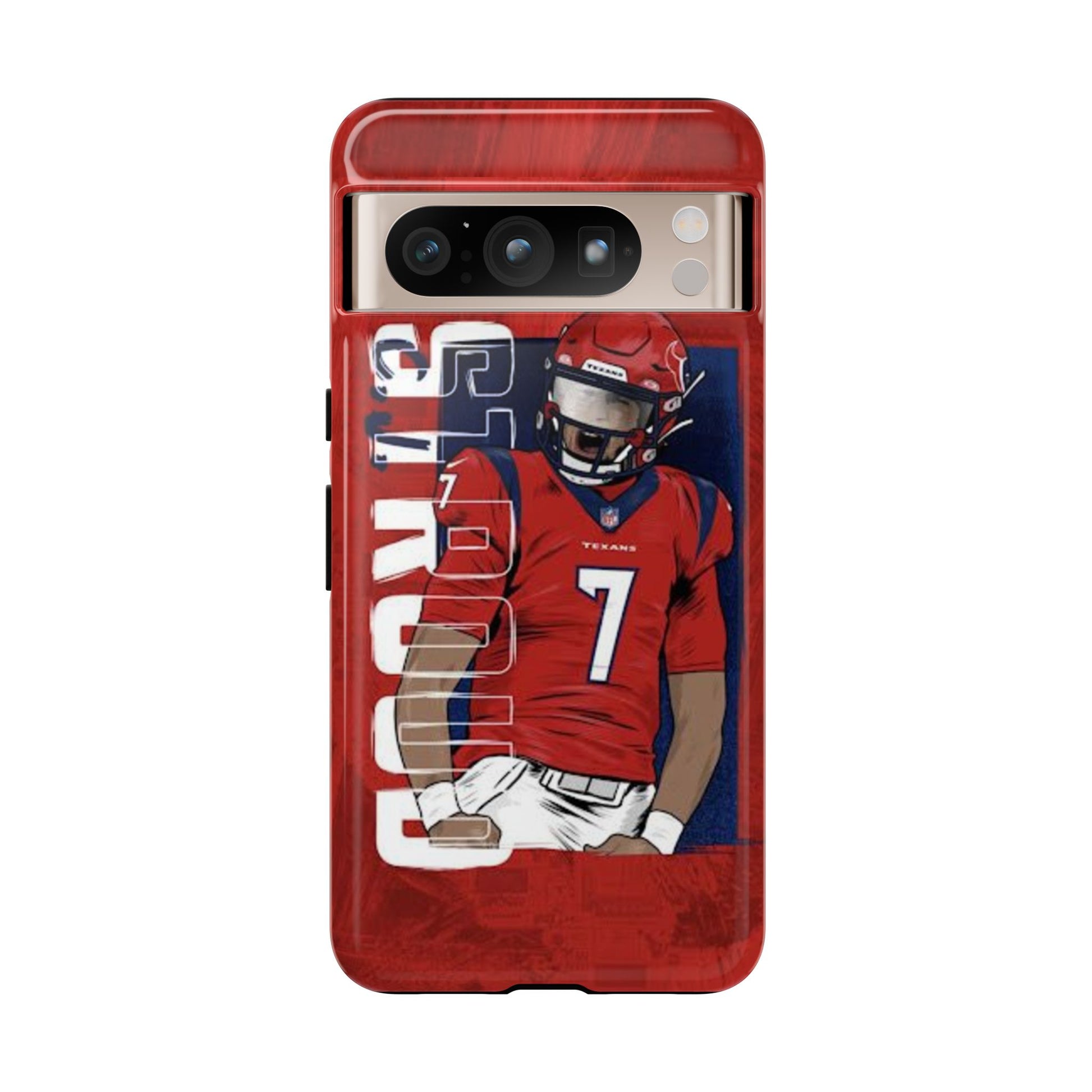 Houston Texans Football CJ Stroud Tough Cases for iPhones, Samsung, and Pixel