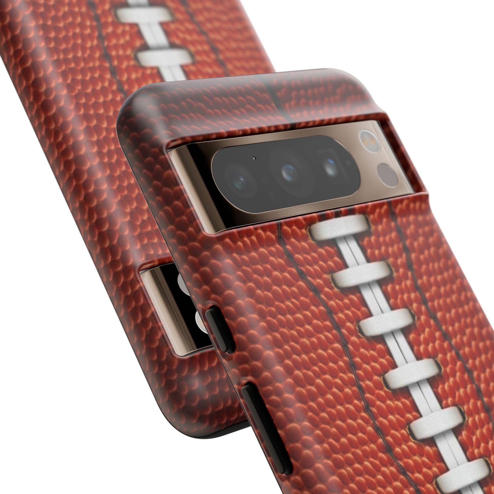 Football Pigskin Print Tough Cases for iPhones, Samsung, and Pixel
