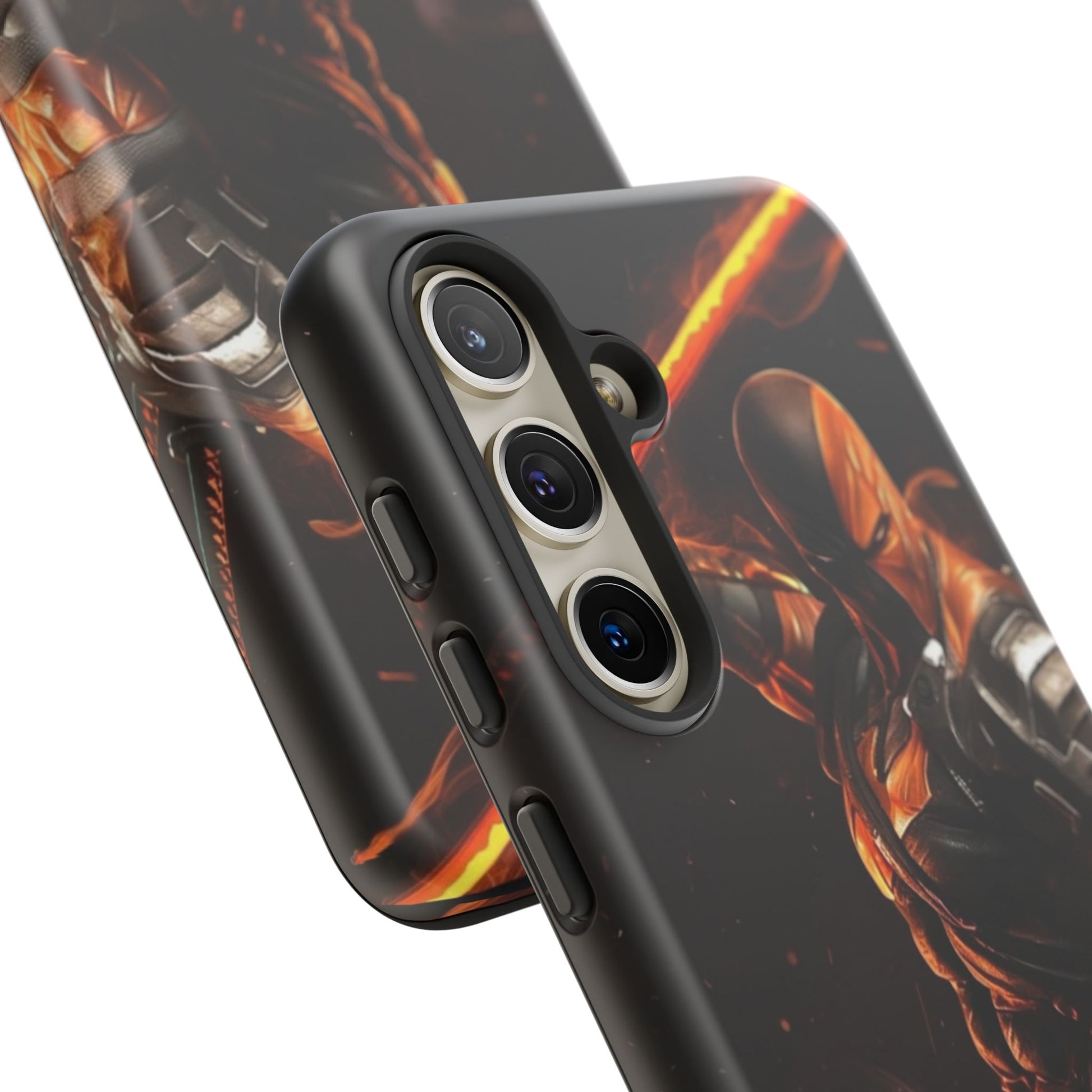 DC Comics Death Stroke Tough Cases for iPhones, Samsung, and Pixel