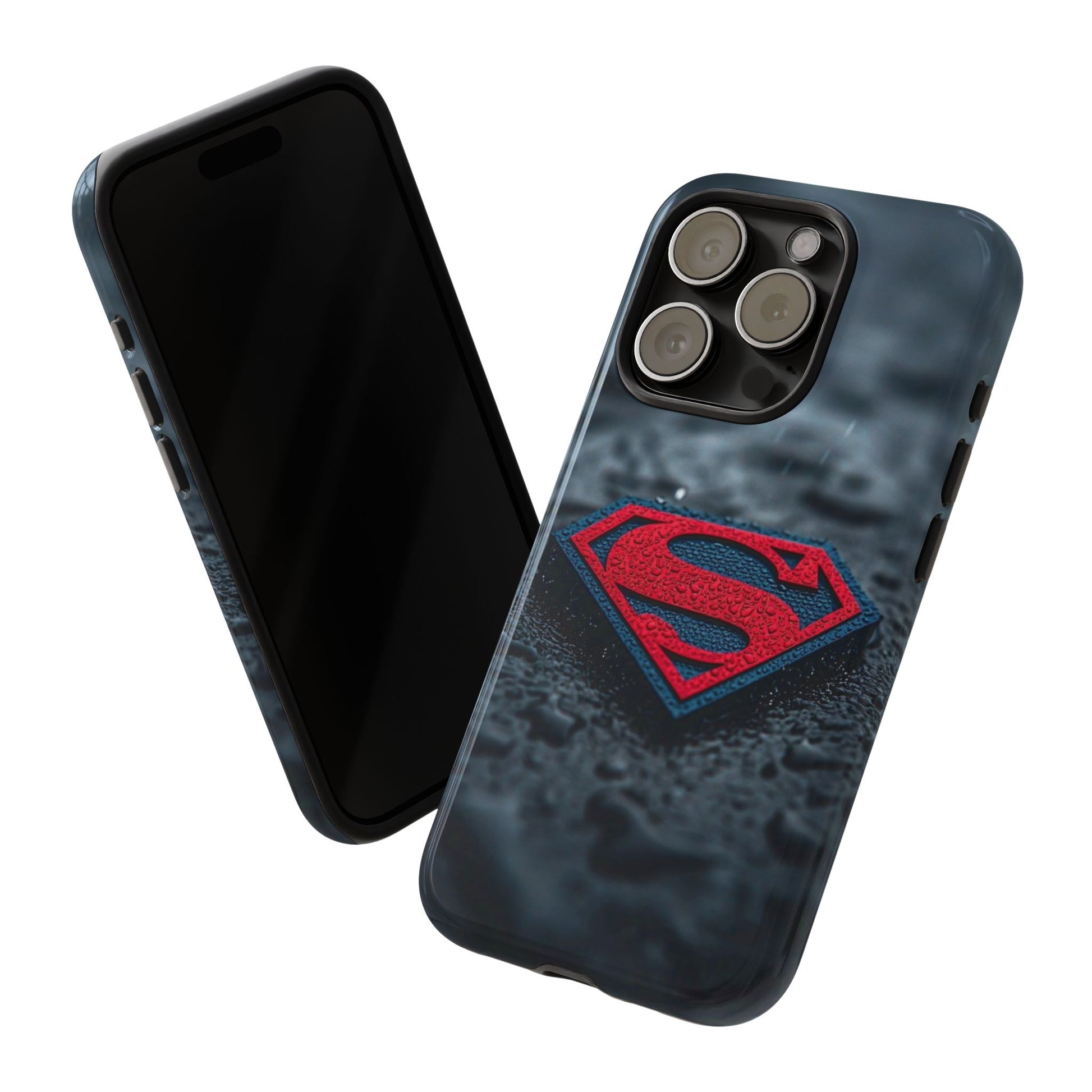Superman Logo Tough Cases for iPhones, Samsung, and Pixel