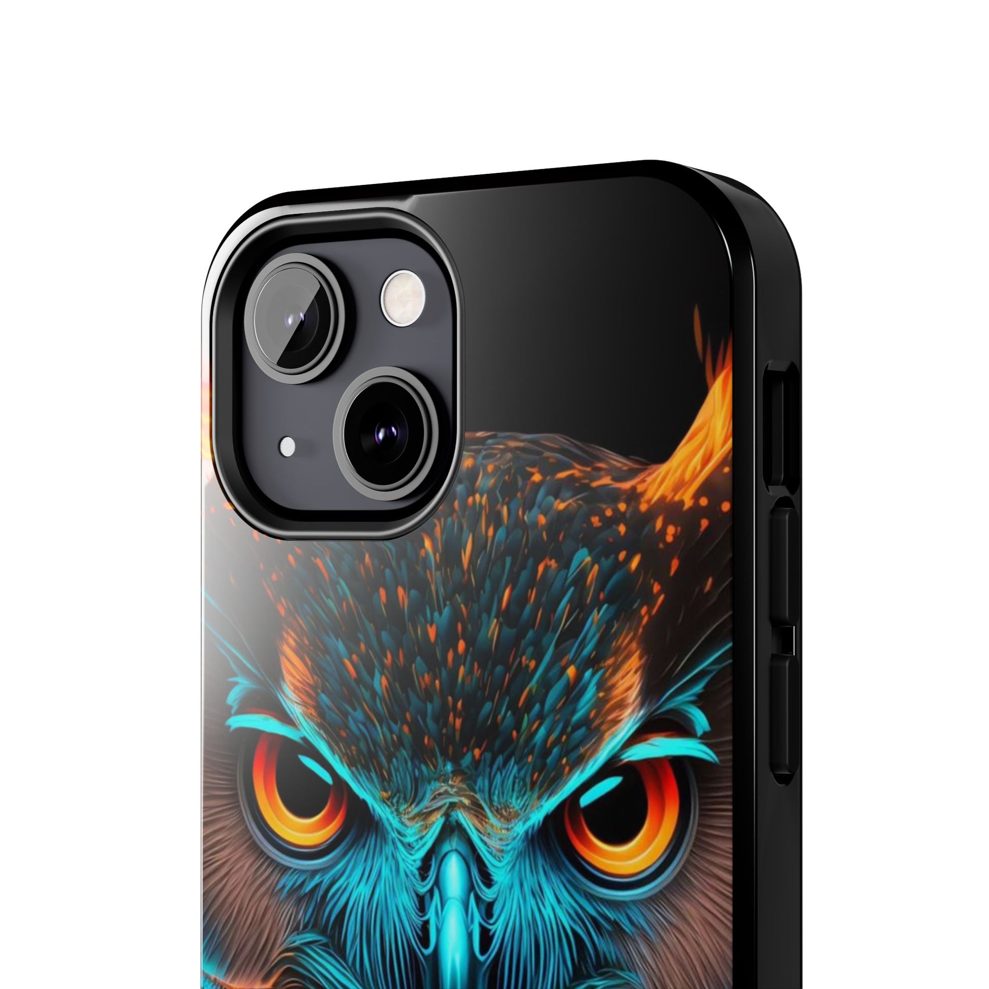Neon Owl Theme Phone Cases for iPhones & Samsung Phones
