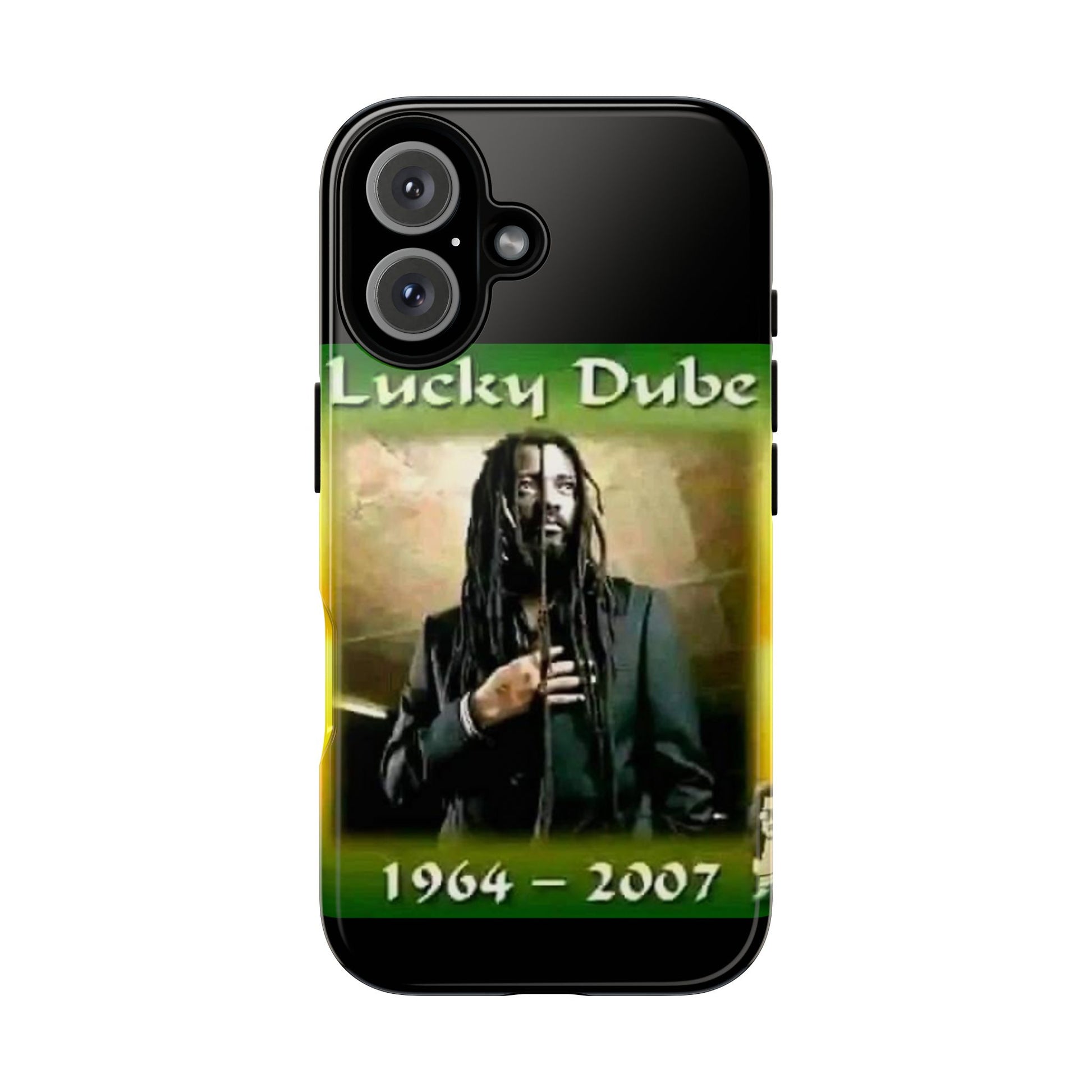 Lucky Dube Tough Cases for iPhones, Samsung, and Pixel