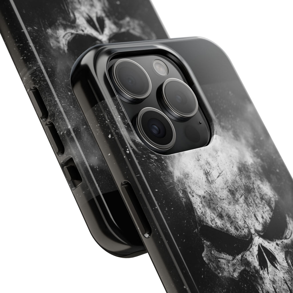 Smoking Skull Theme Phone Case for iPhone & Samsung Galaxy Phones