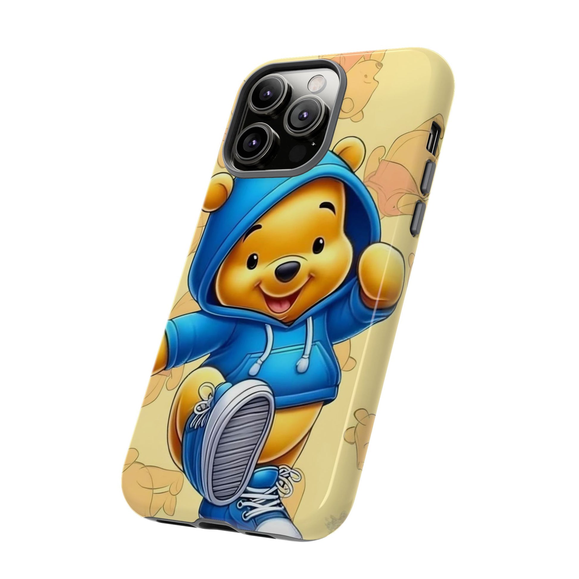 Cute Pooh Bear Phone Case, Tough Case