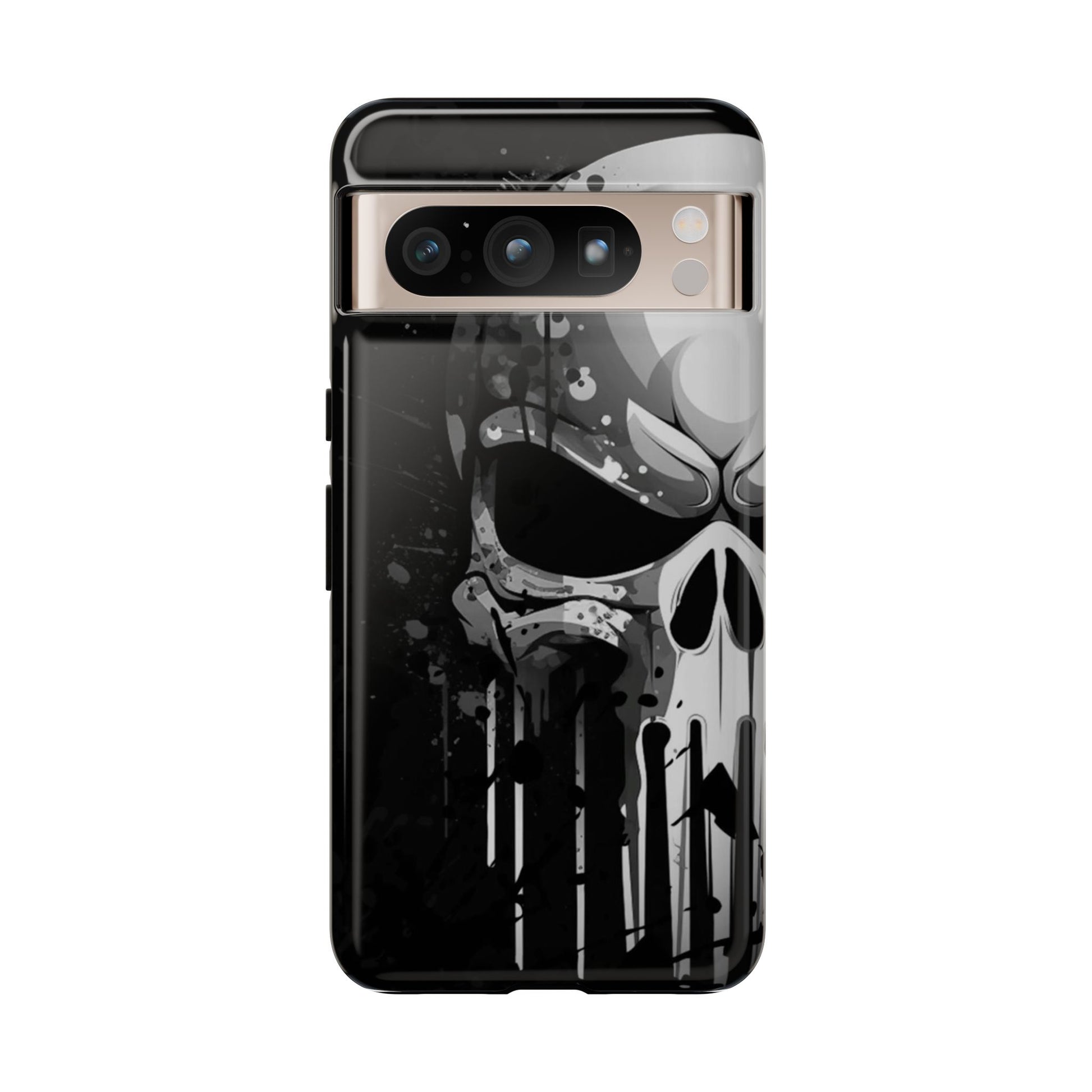 Punisher Skull Tough Cases for iPhones, Samsung, and Pixel