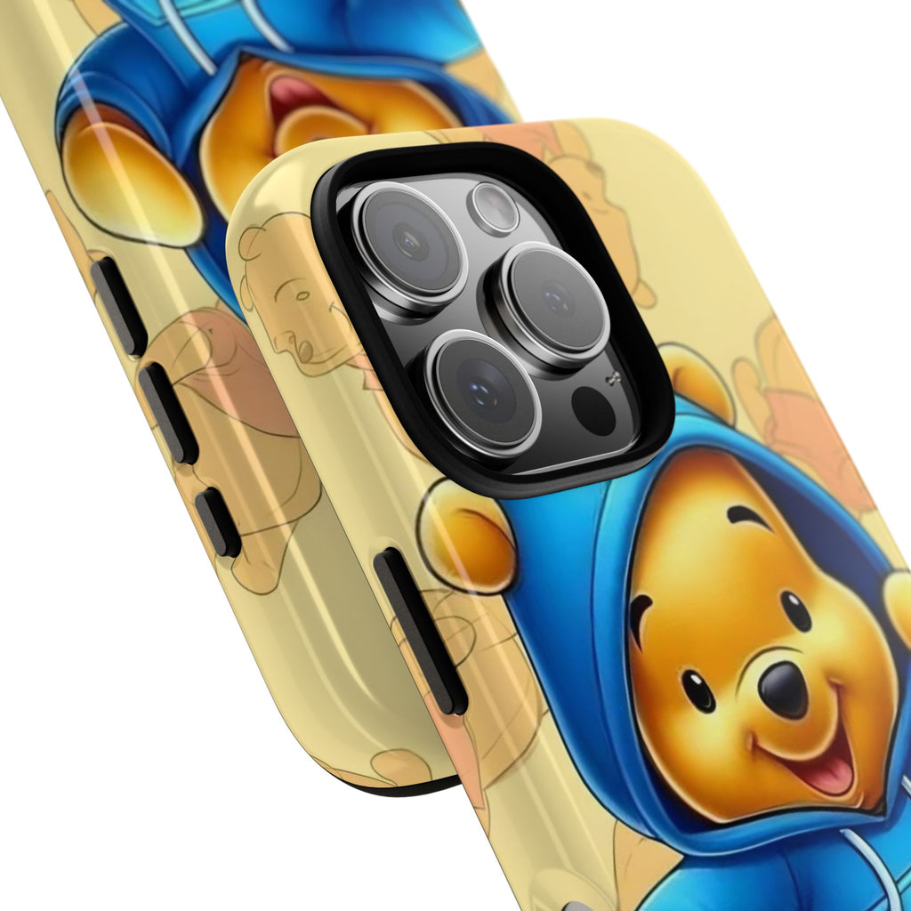 Cute Pooh Bear Phone Case, Tough Case