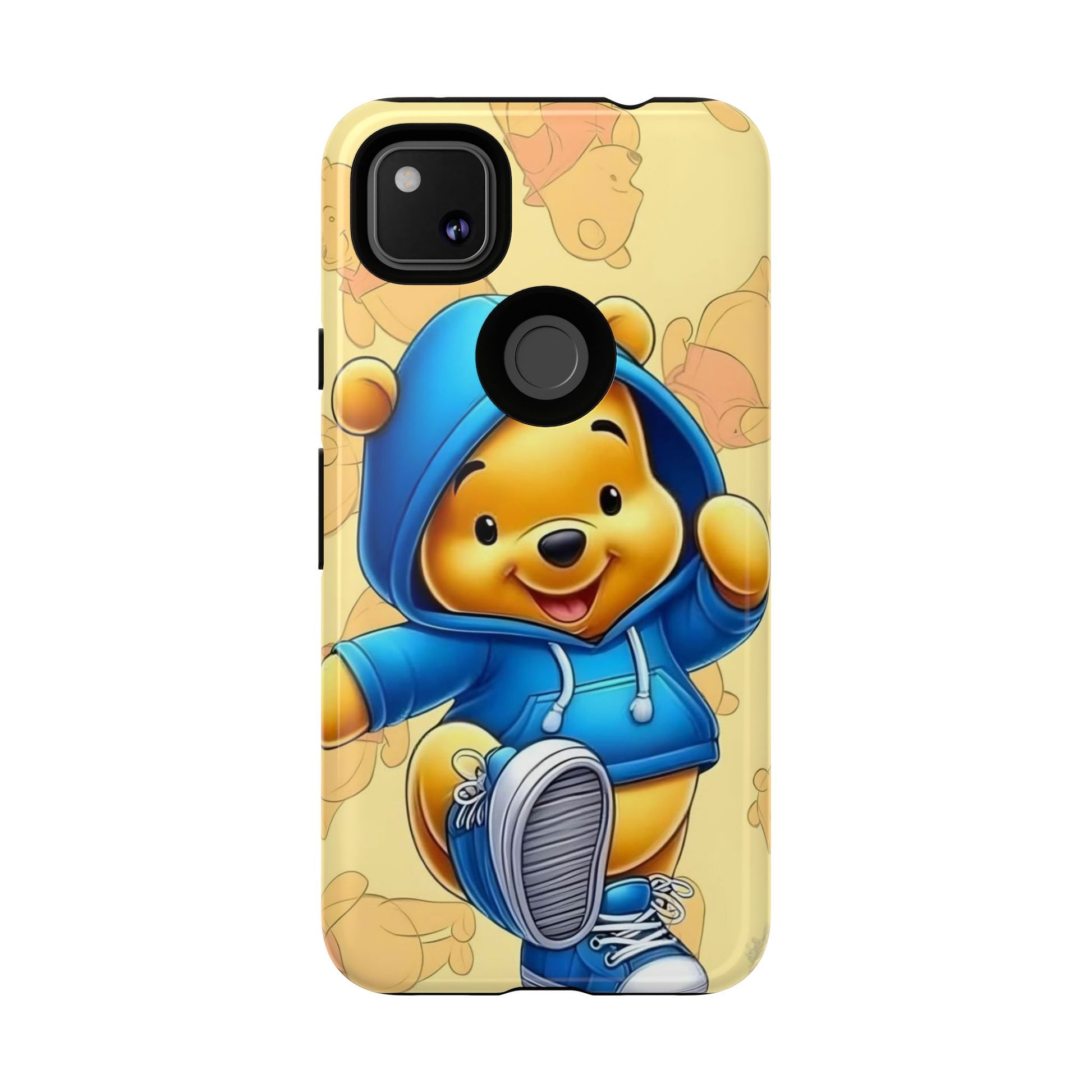 Cute Pooh Bear Phone Case, Tough Case