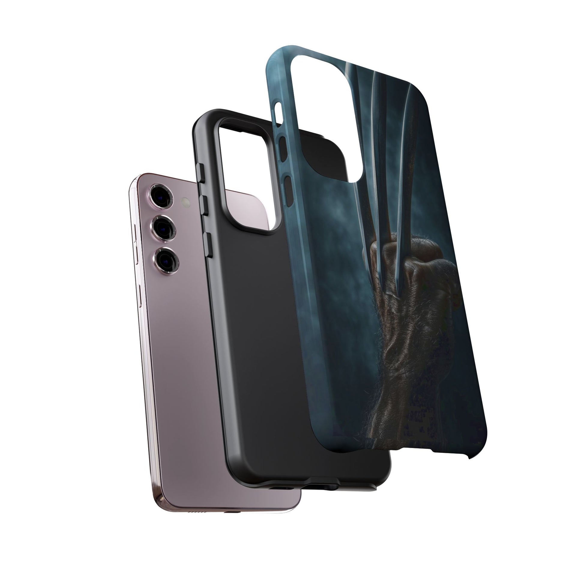 Logan's Claws Wolverine Tough Cases for iPhones, Samsung, and Pixel