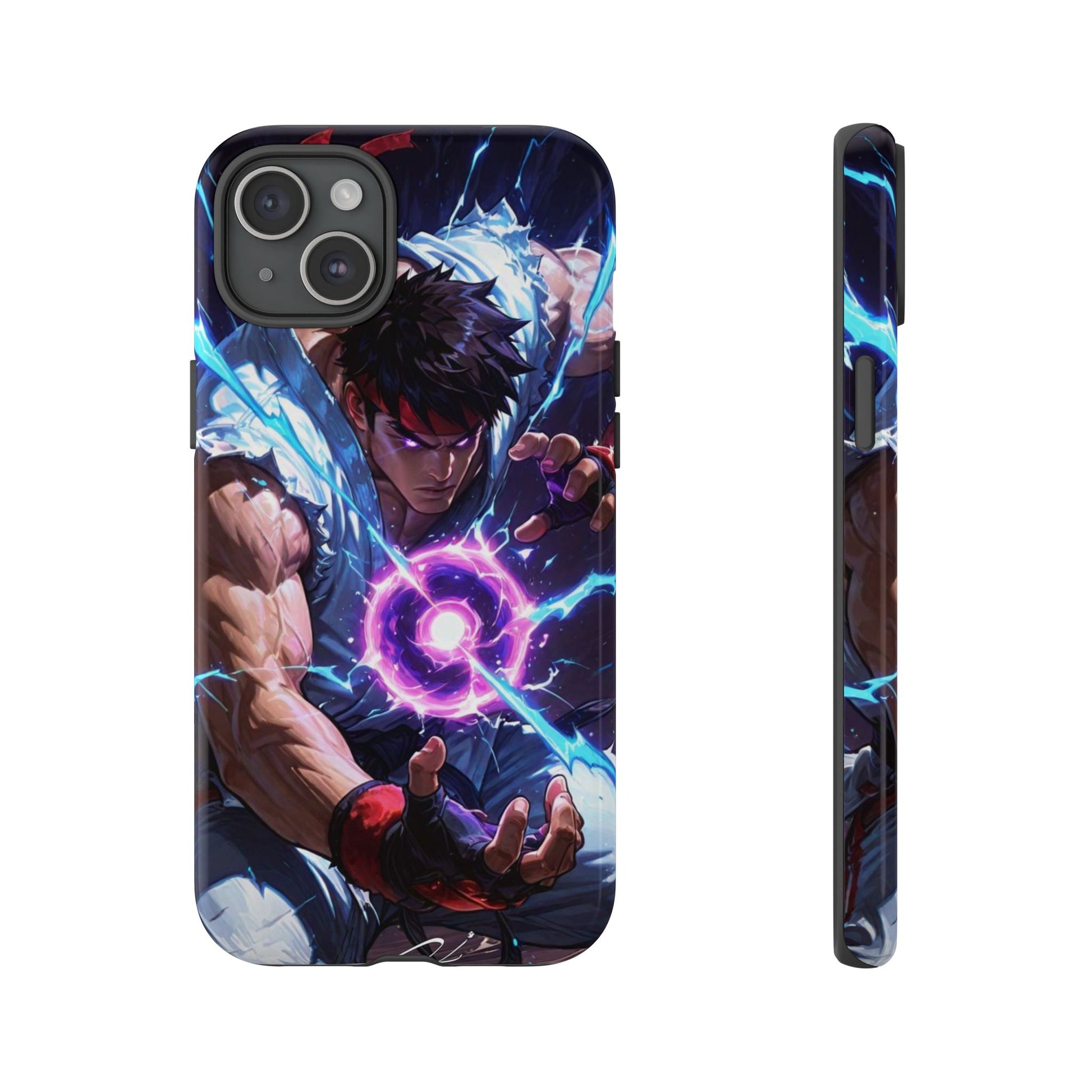 Street Fighter Ryu Gamer Art Tough Cases for iPhones, Samsung, and Pixel
