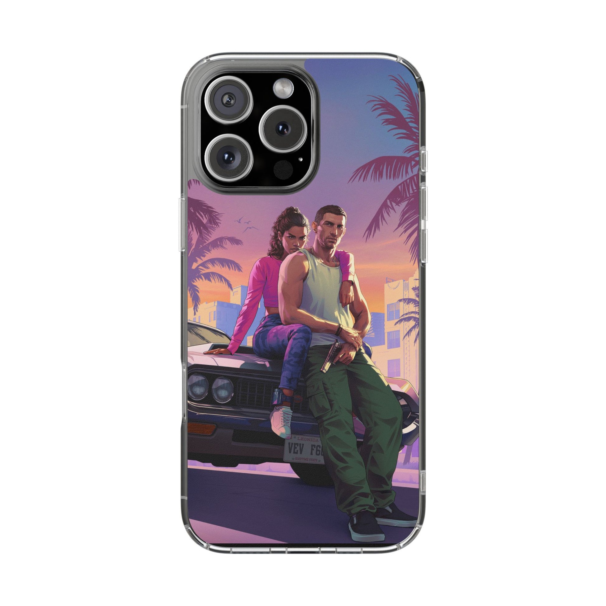 Grand Theft Game inspired Protective Iphone and Samsung case