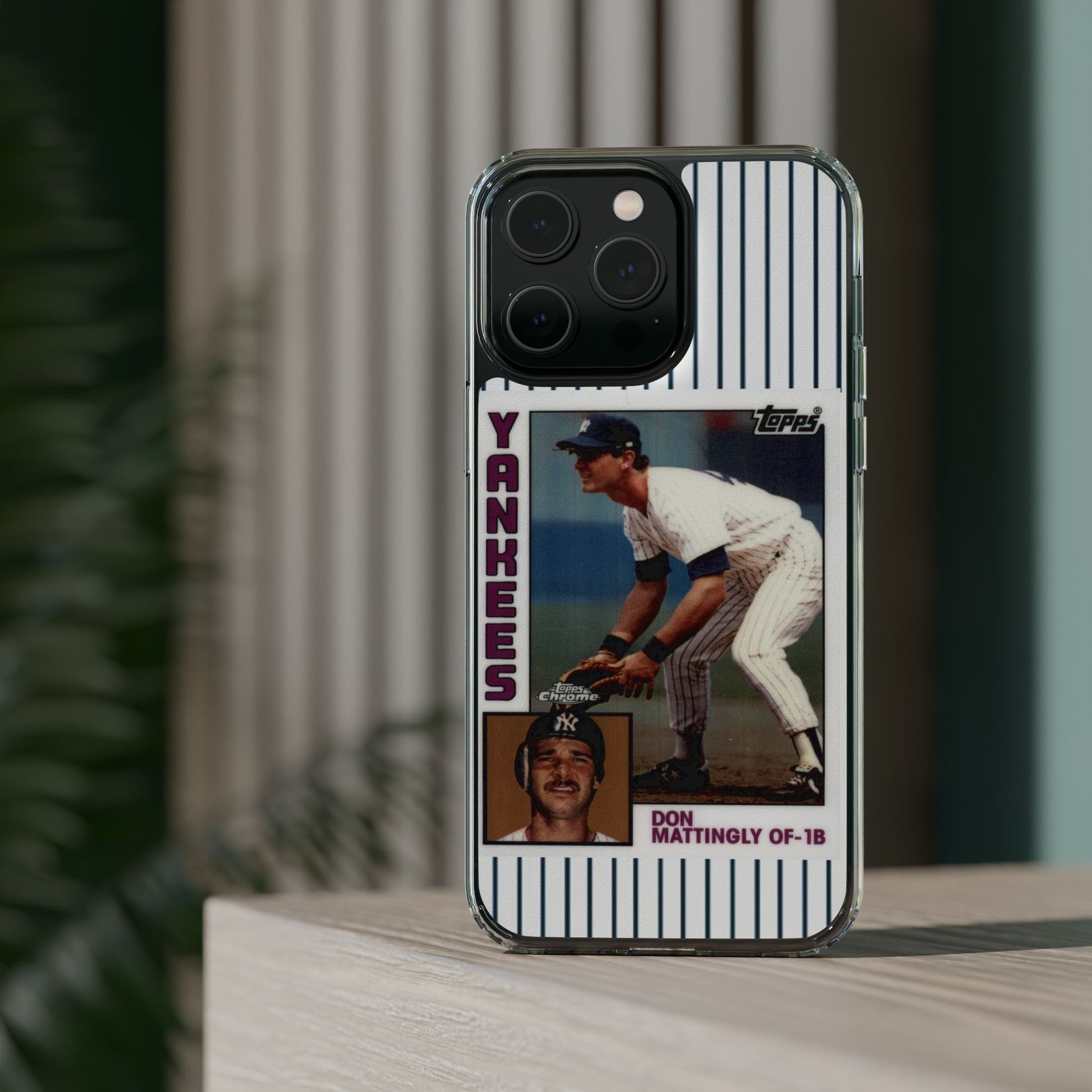 Mattingly Rookie Card Baseball inspired Protective Iphone and Samsung case