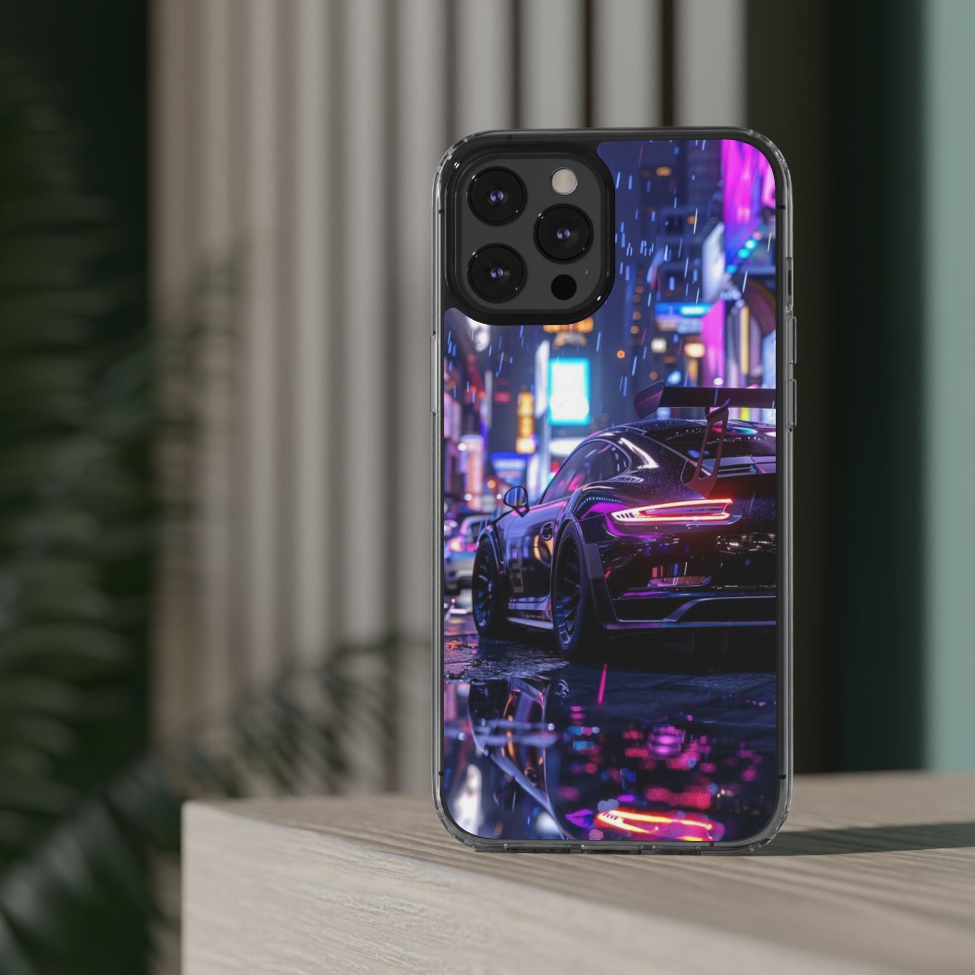 Beautiful Porsche in City Art Iphone, Samsung case