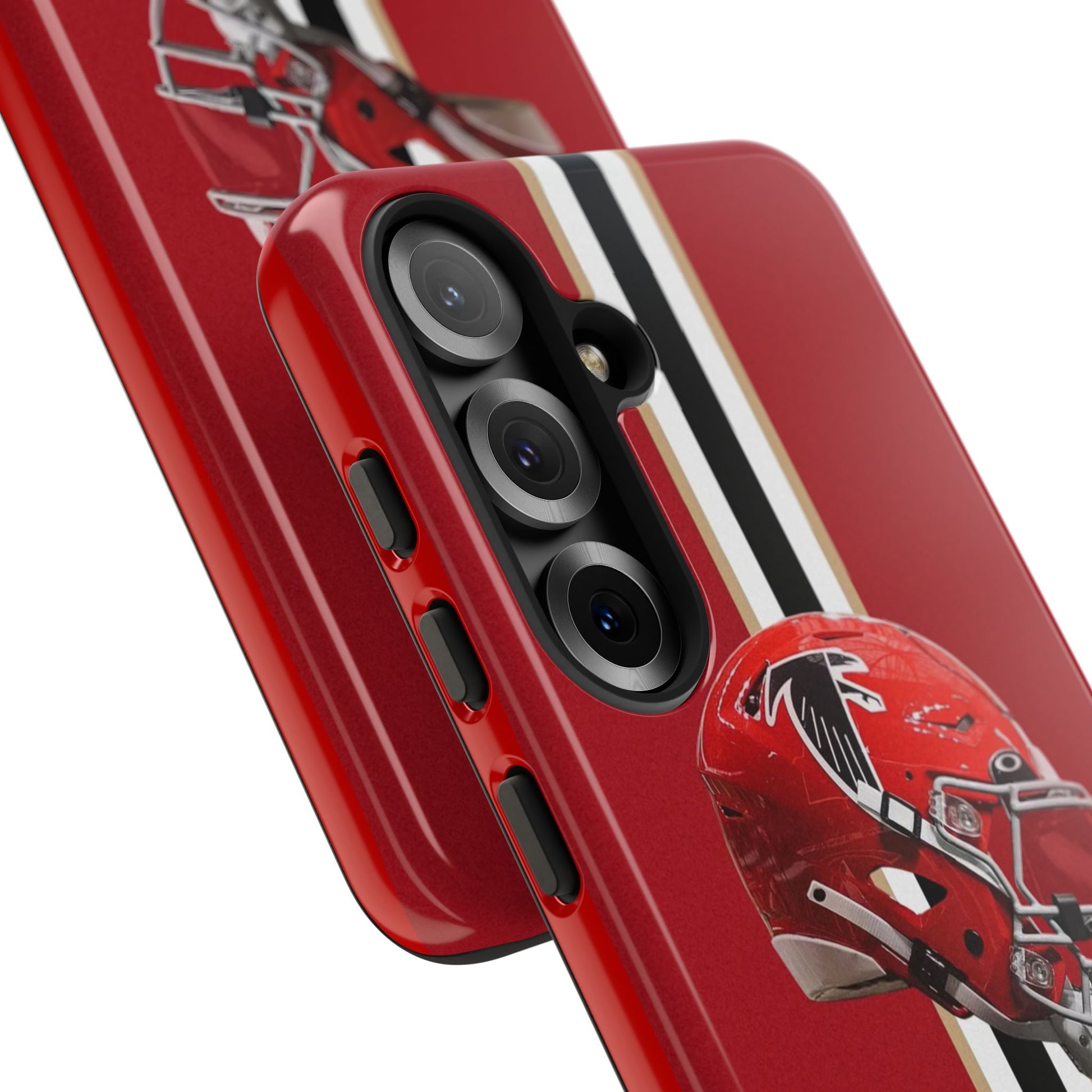 Atlanta Falcons Football Helmet Logo Tough Cases for iPhones, Samsung, and Pixel